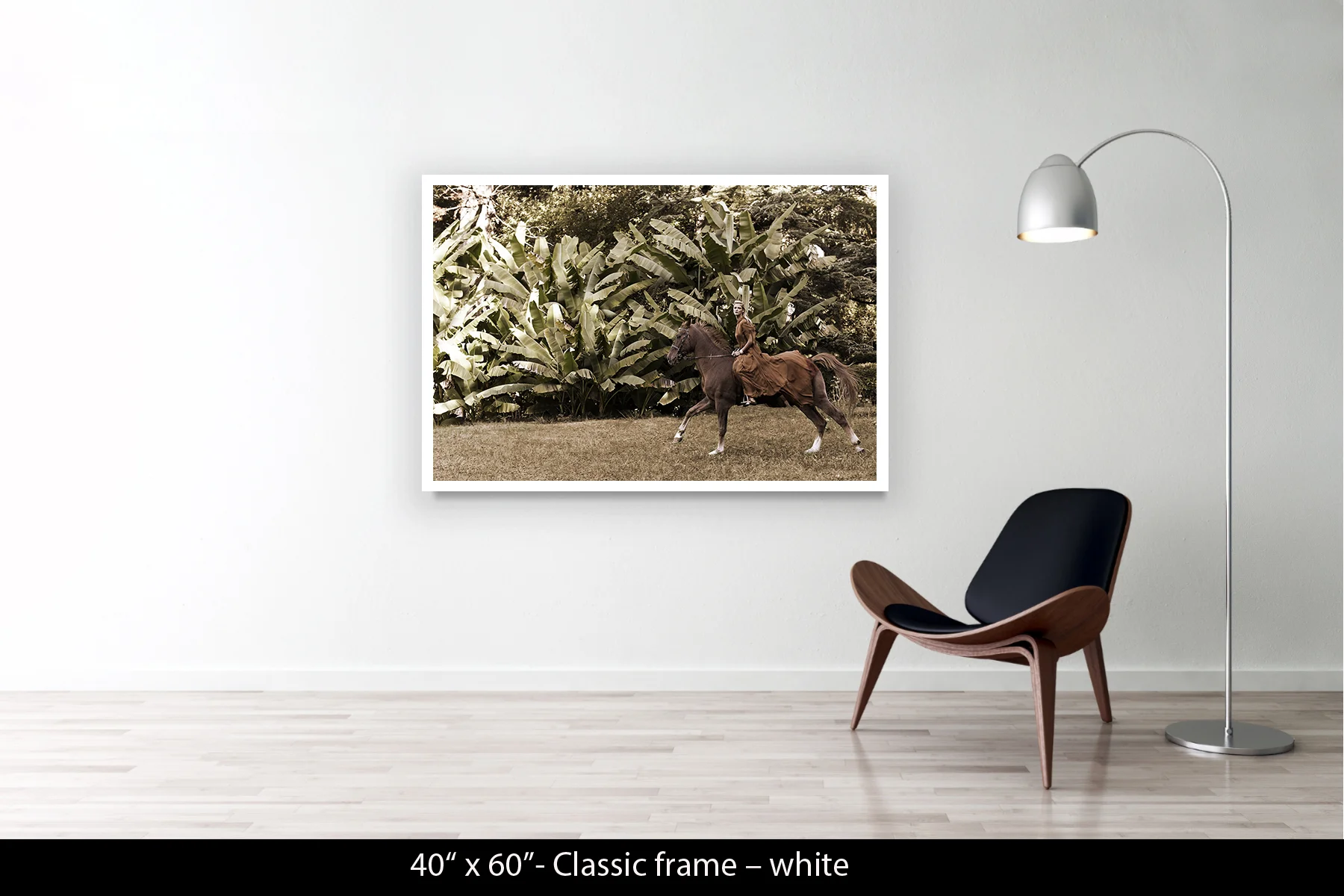 40"x60" | Classic Frame White