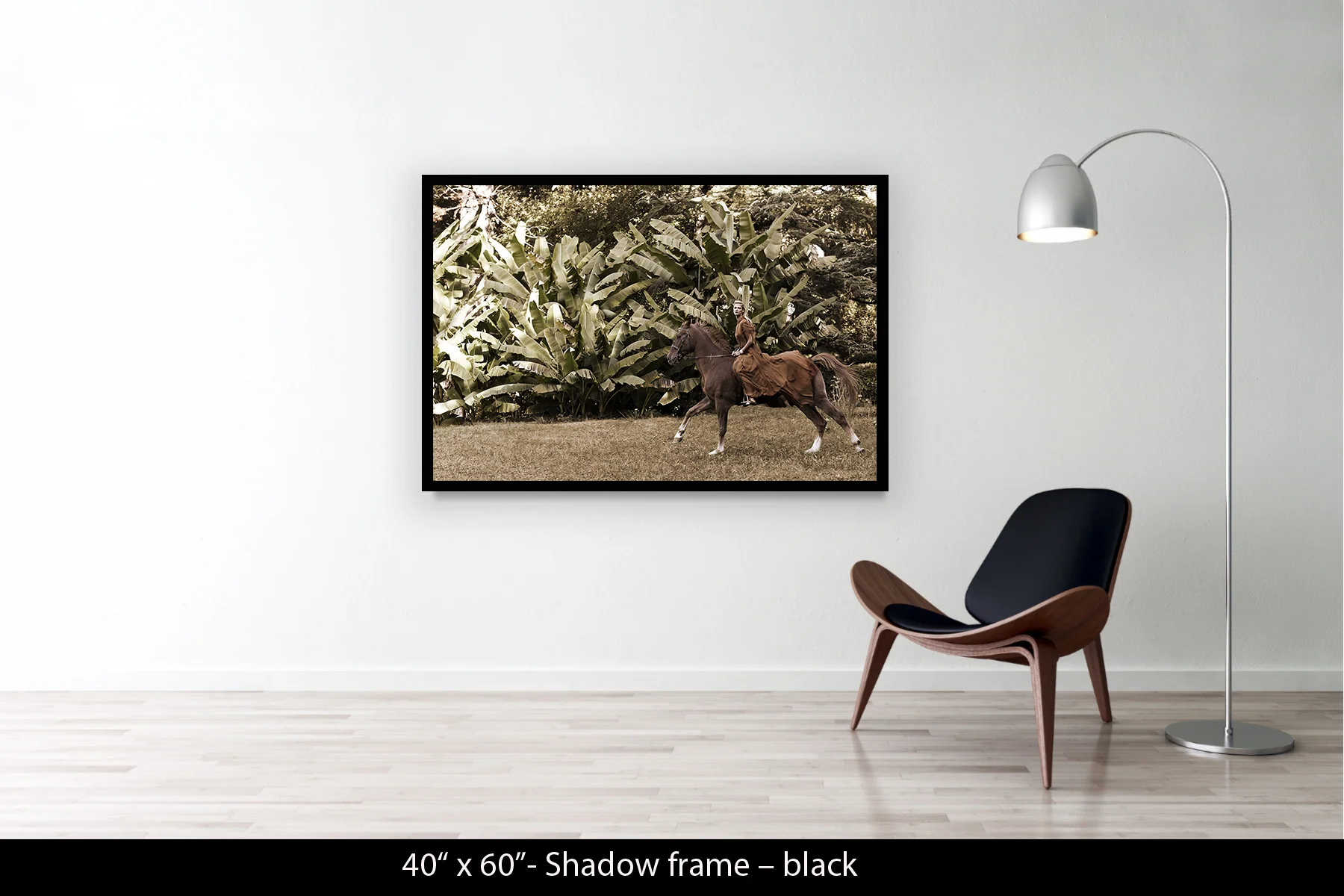 40"x60" | Shadow Frame Black