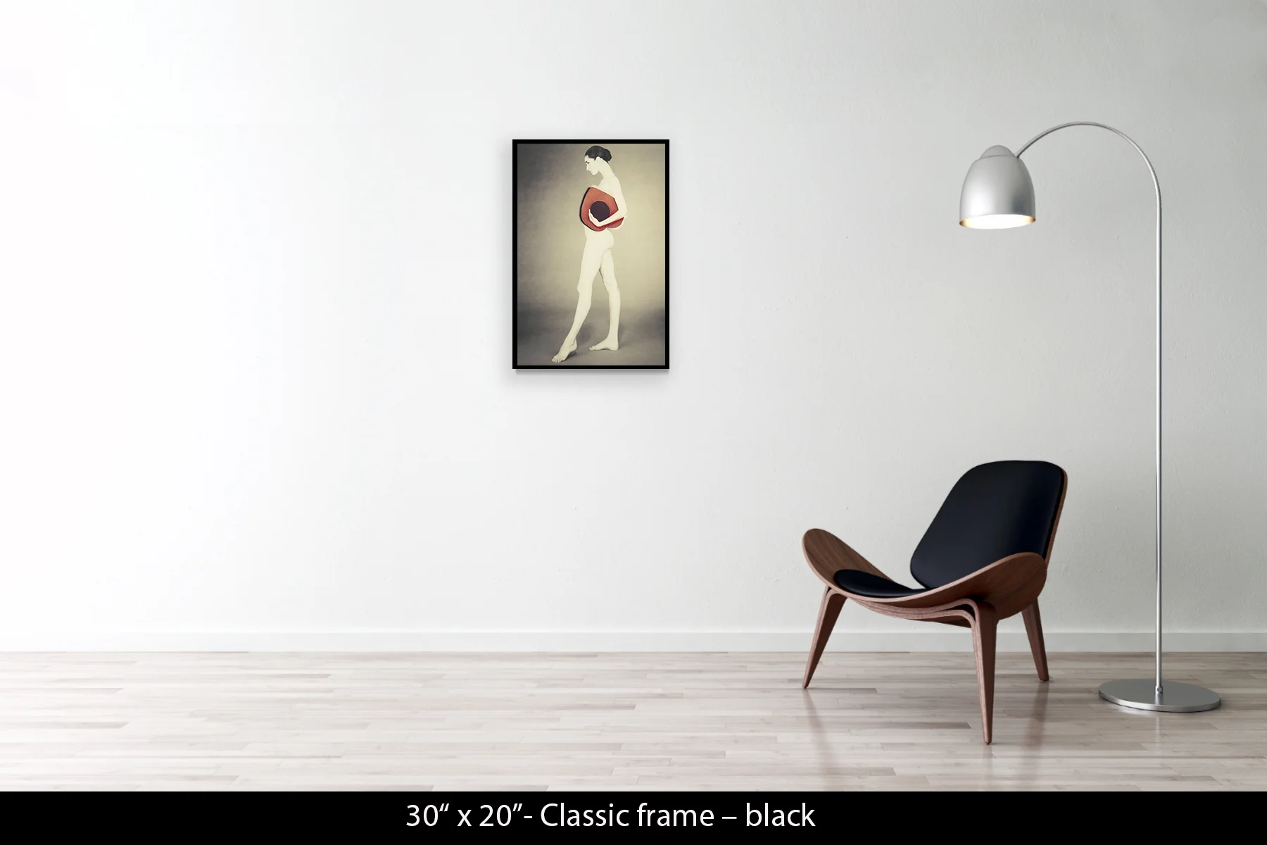 30"x20" | Classic Frame Black