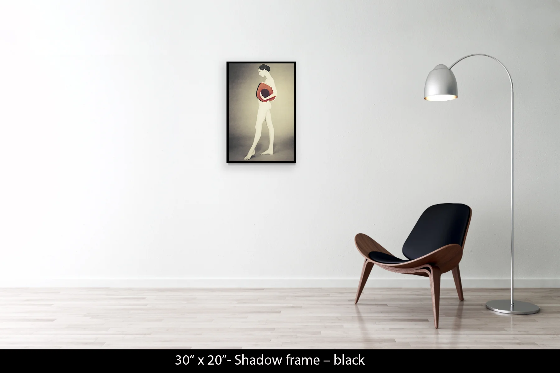 30"x20" | Shadow Frame Black
