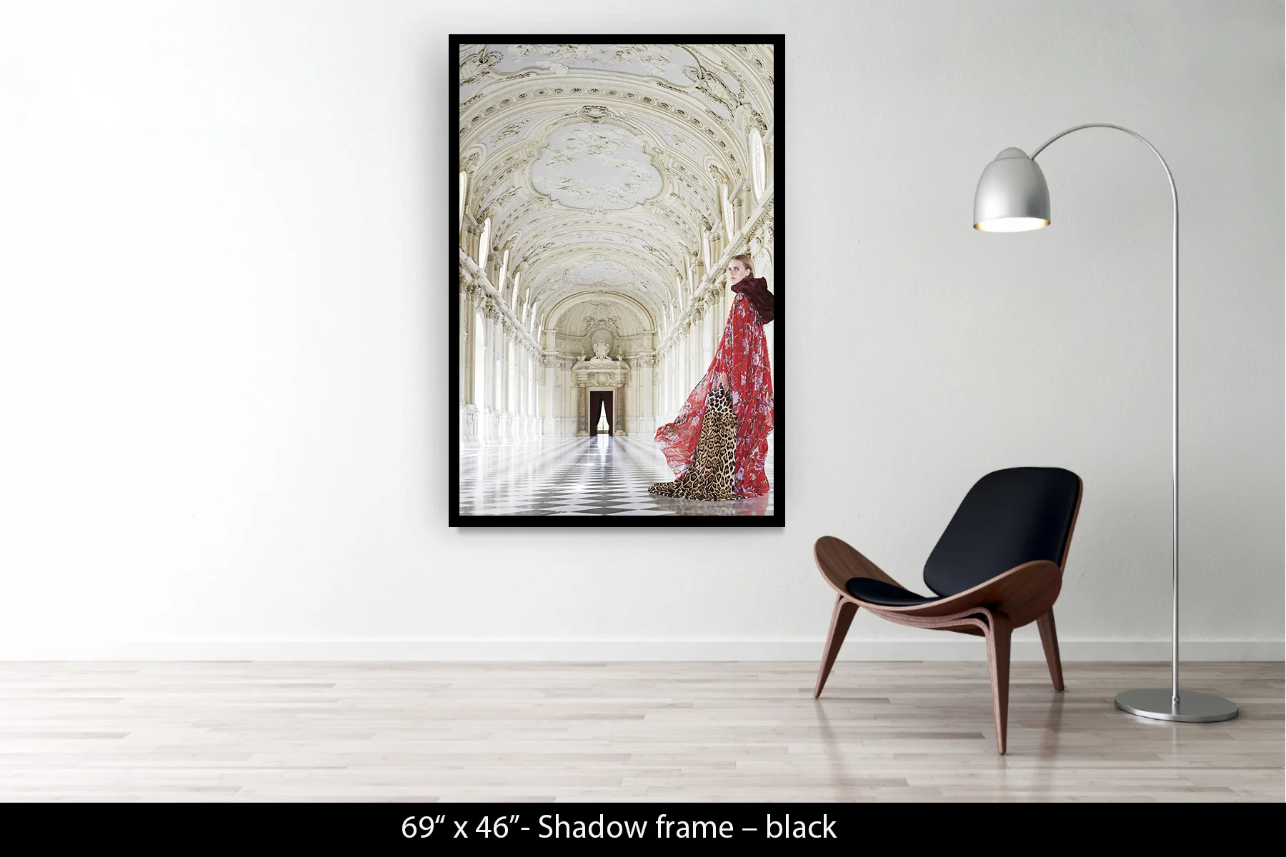 69"x46" | Shadow Frame Black