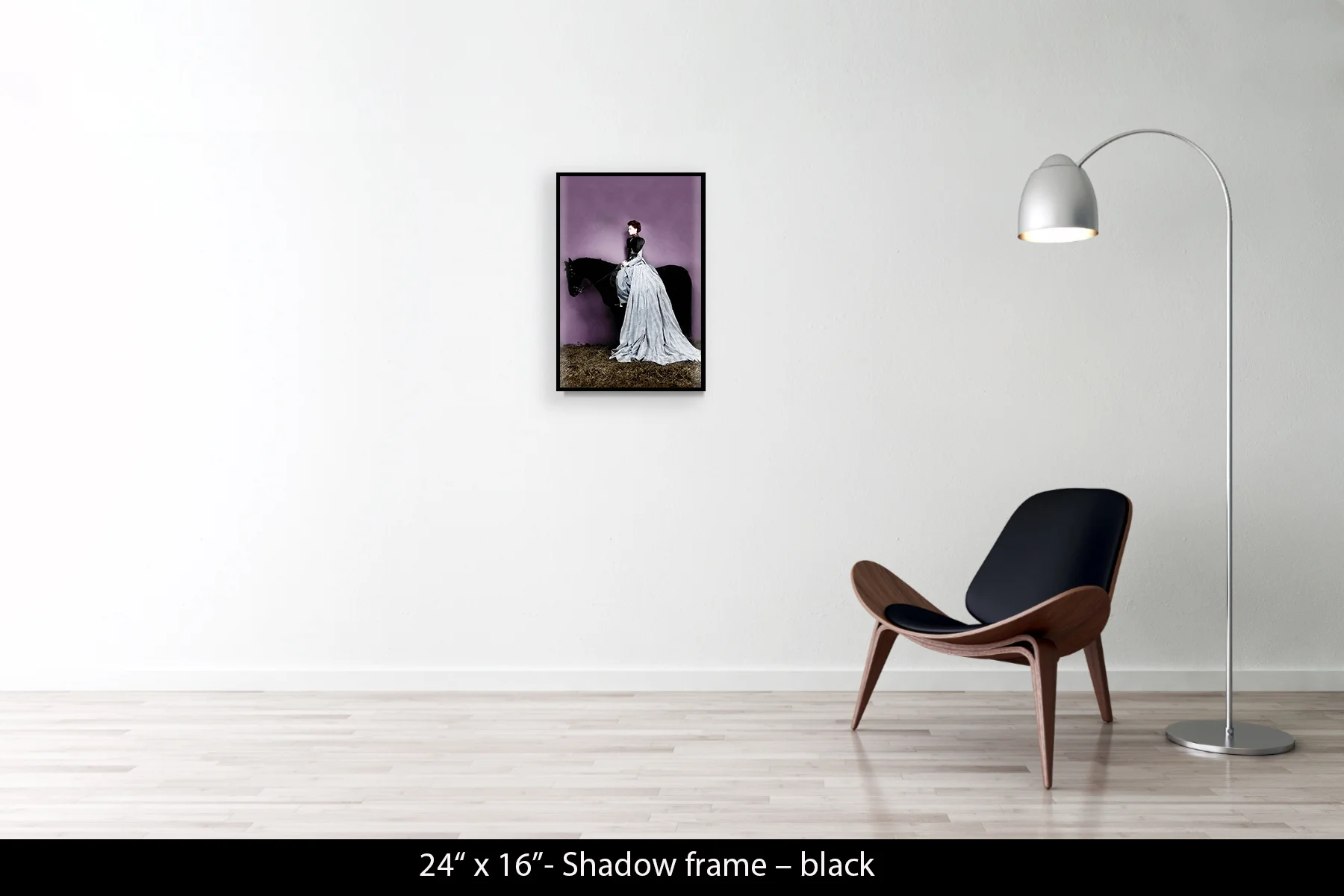 24"x16" | Shadow Frame Black
