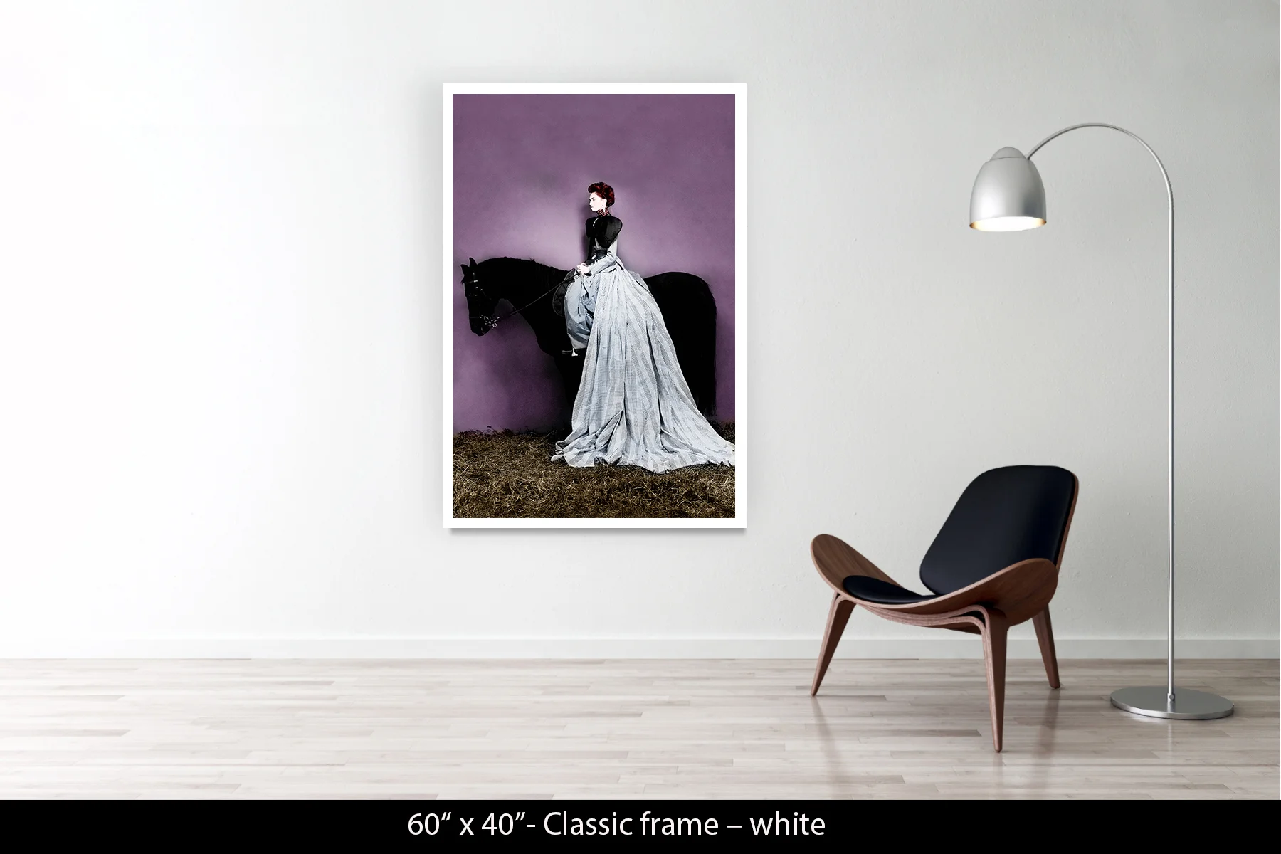 60"x40" | Classic Frame White