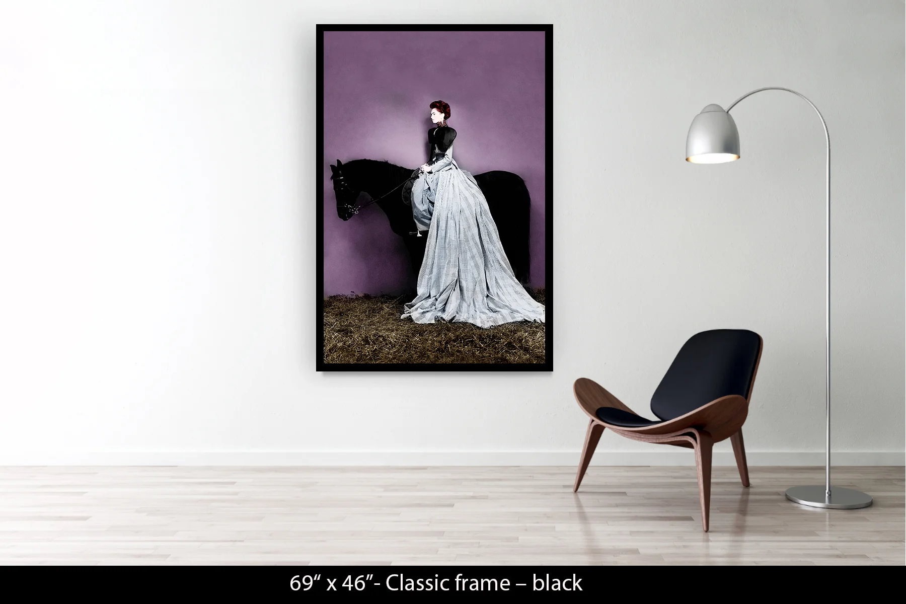 69"x46" | Classic Frame Black