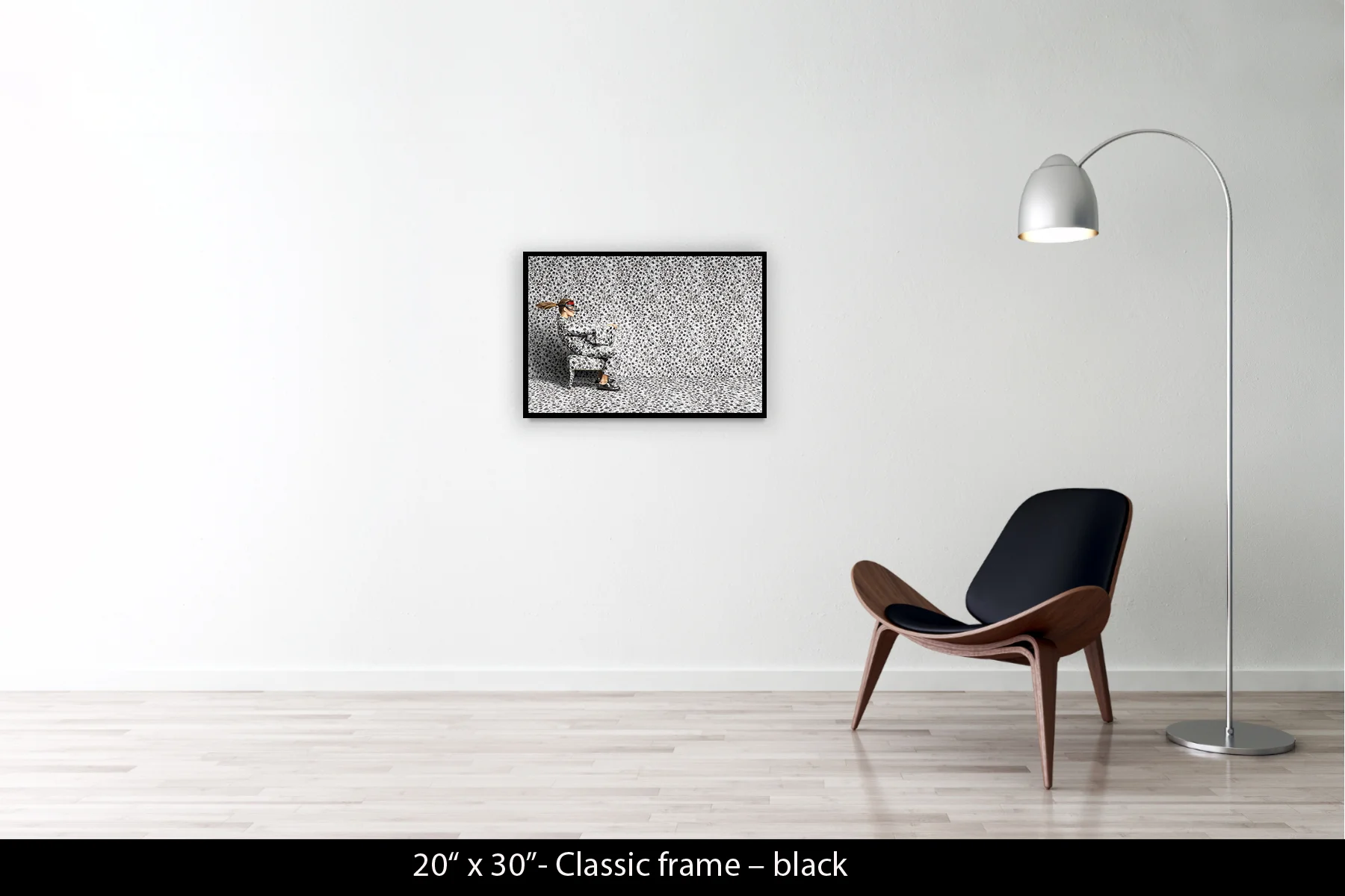 20"x30" | Classic Frame Black