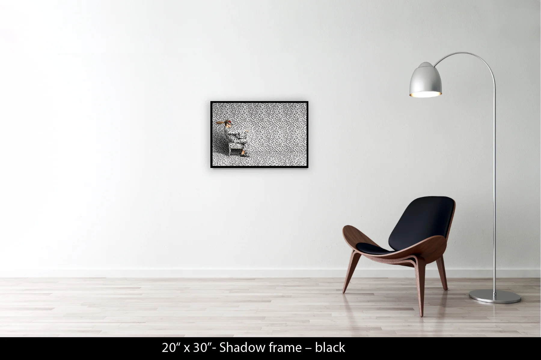 20"x30" | Shadow Frame Black