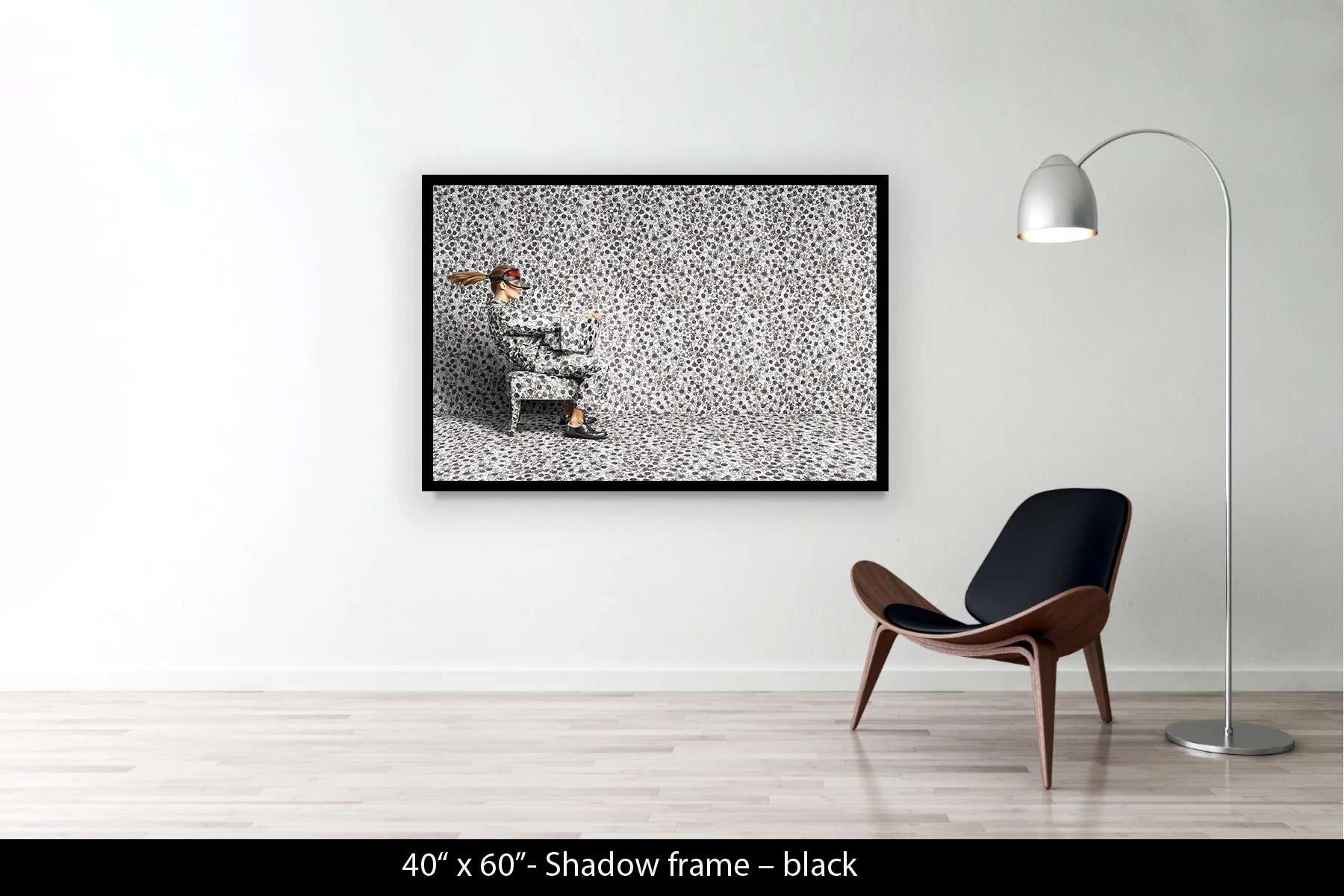 40"x60" | Shadow Frame Black