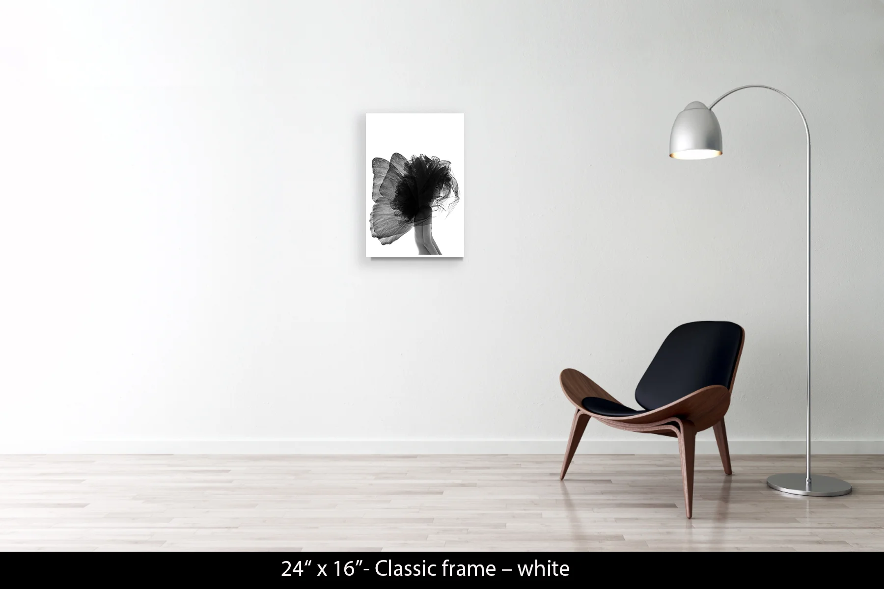 24"x16" | Classic Frame White