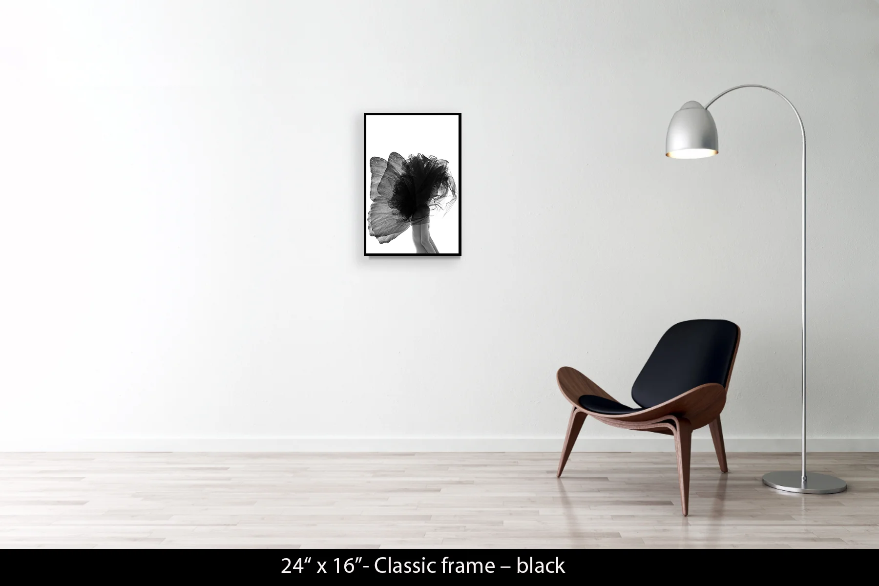 24"x16" | Classic Frame Black