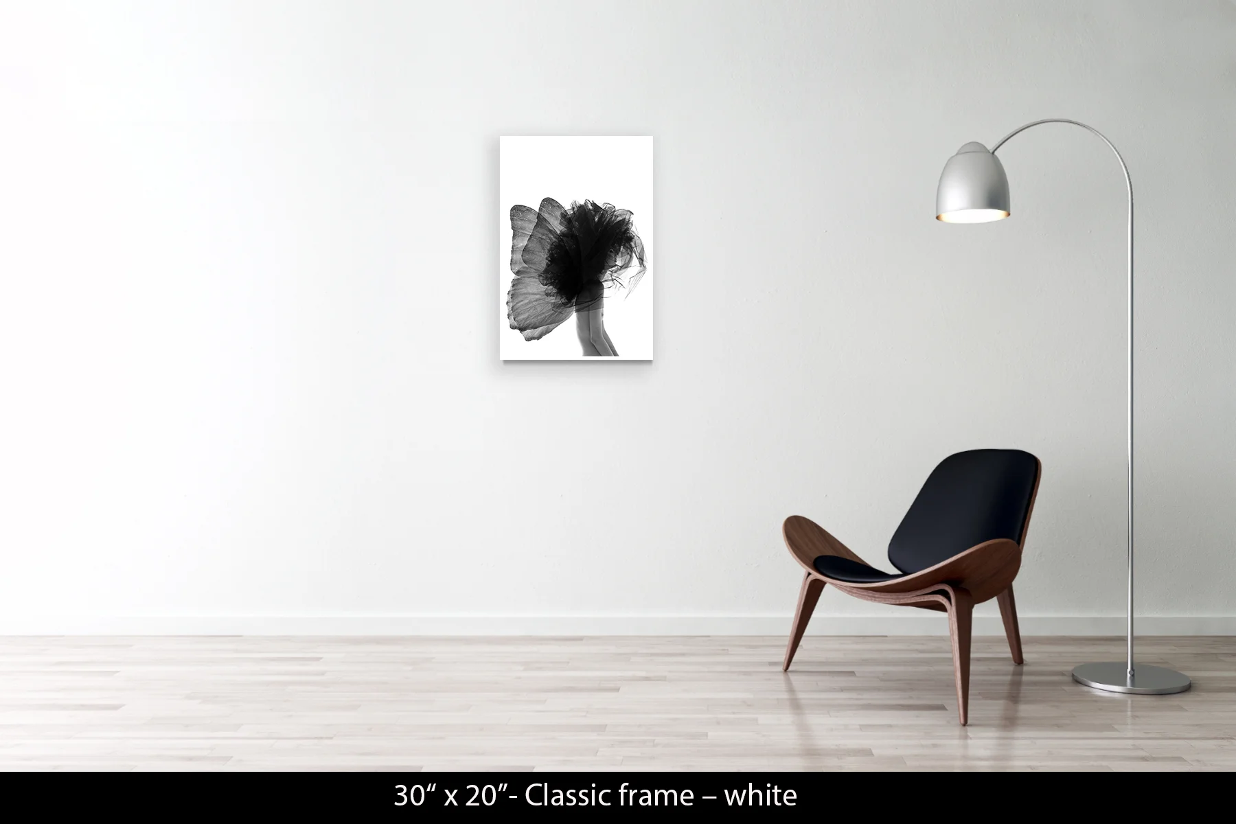 30"x20" | Classic Frame White
