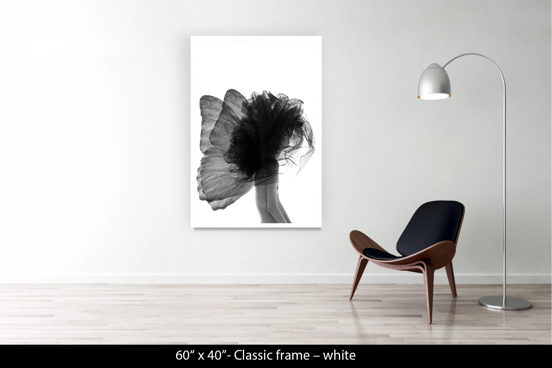 60"x40" | Classic Frame White