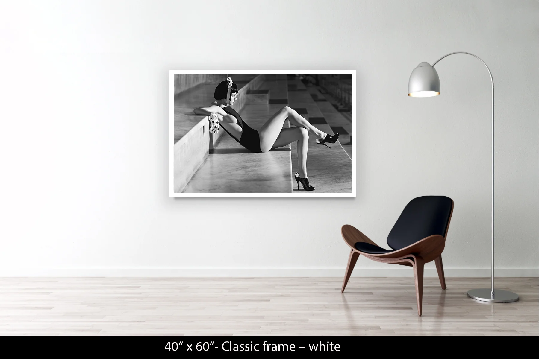 40"x60" | Classic Frame White