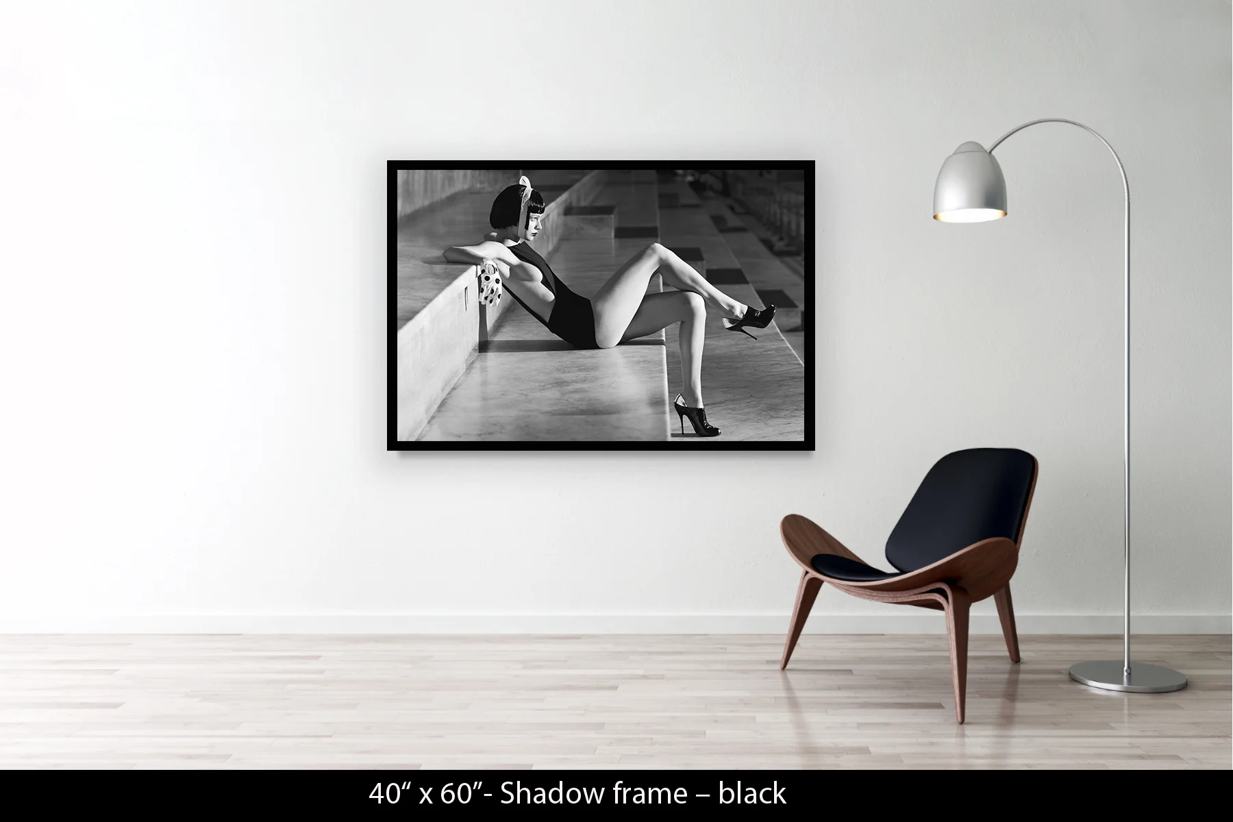 40"x60" | Shadow Frame Black