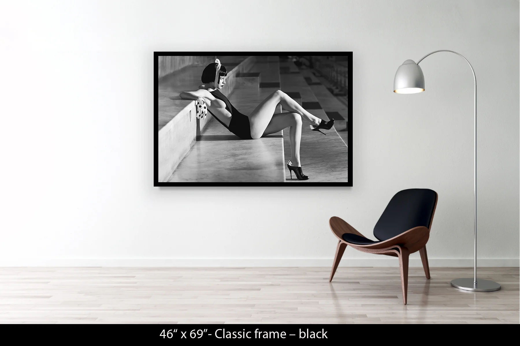 46"x69" | Classic Frame Black