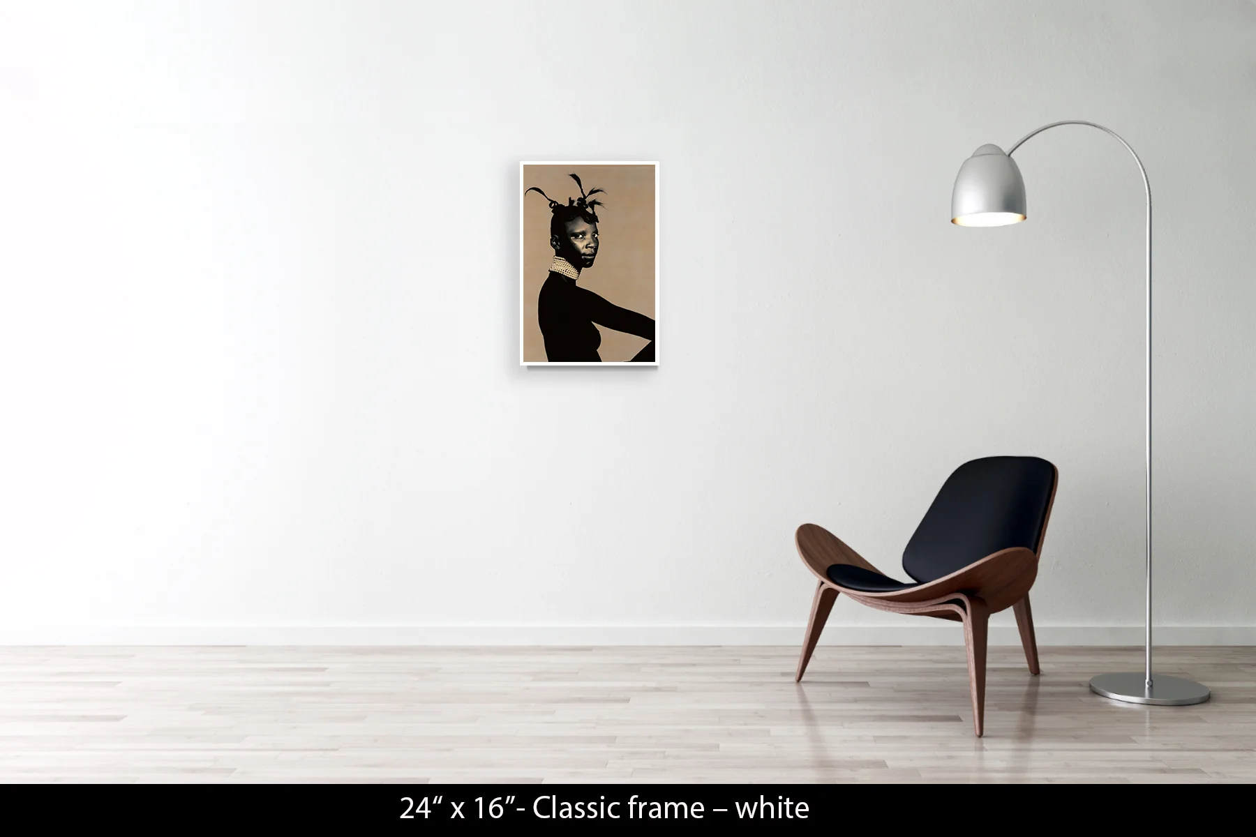 24"x16" | Classic Frame White