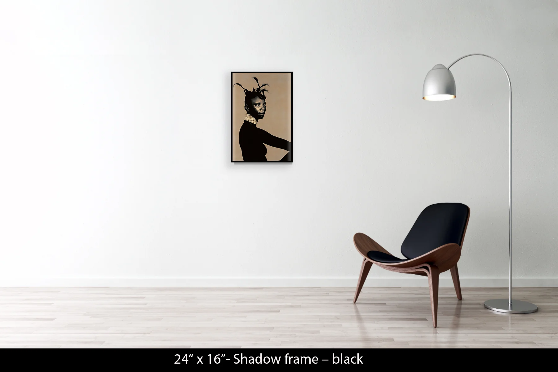 24"x16" | Shadow Frame Black