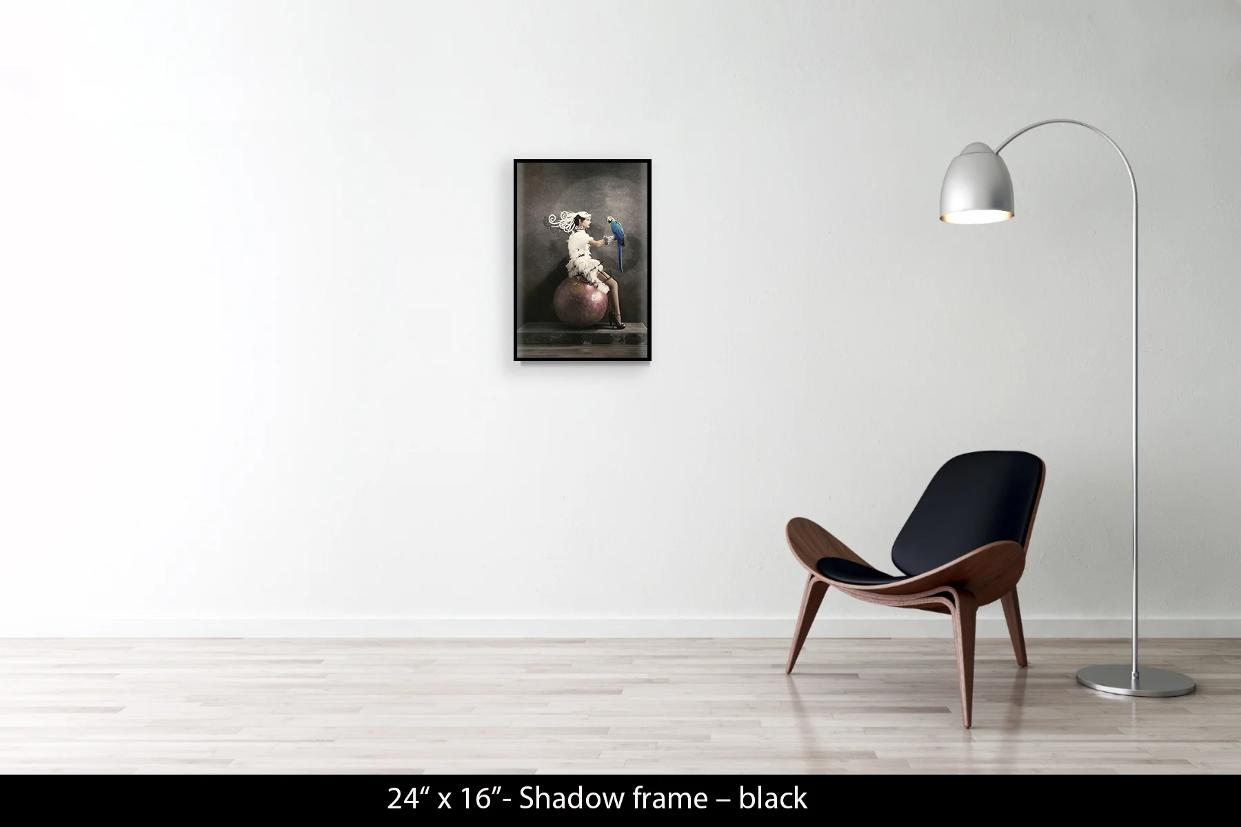 24"x16" | Shadow Frame Black