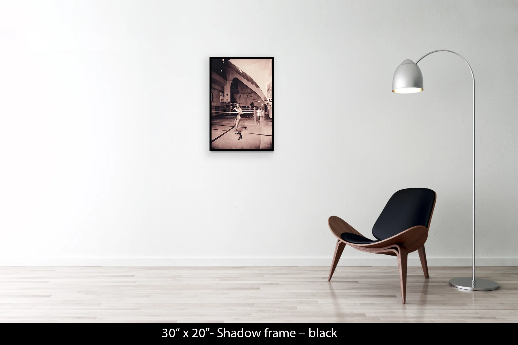 30"x20" | Shadow Frame Black