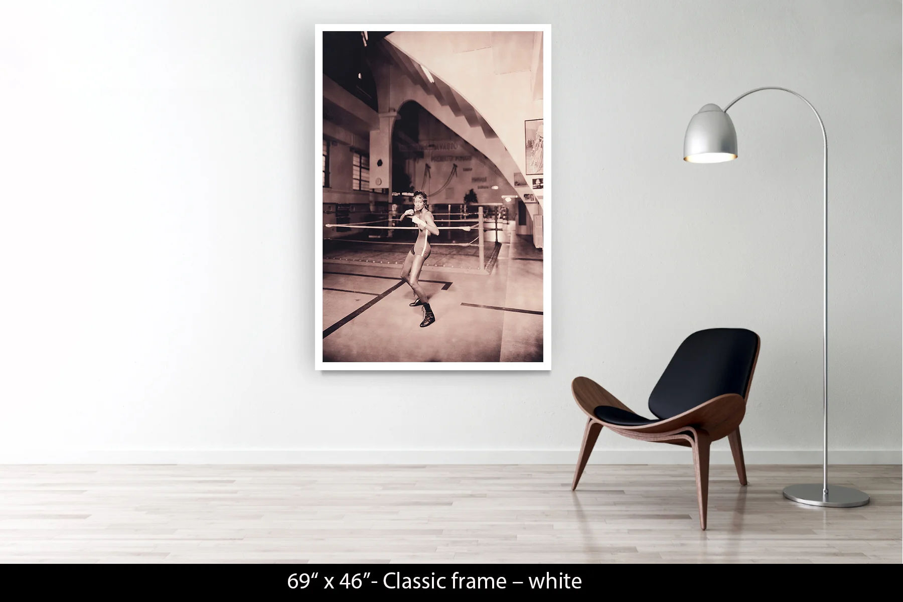 69"x46" | Classic Frame White