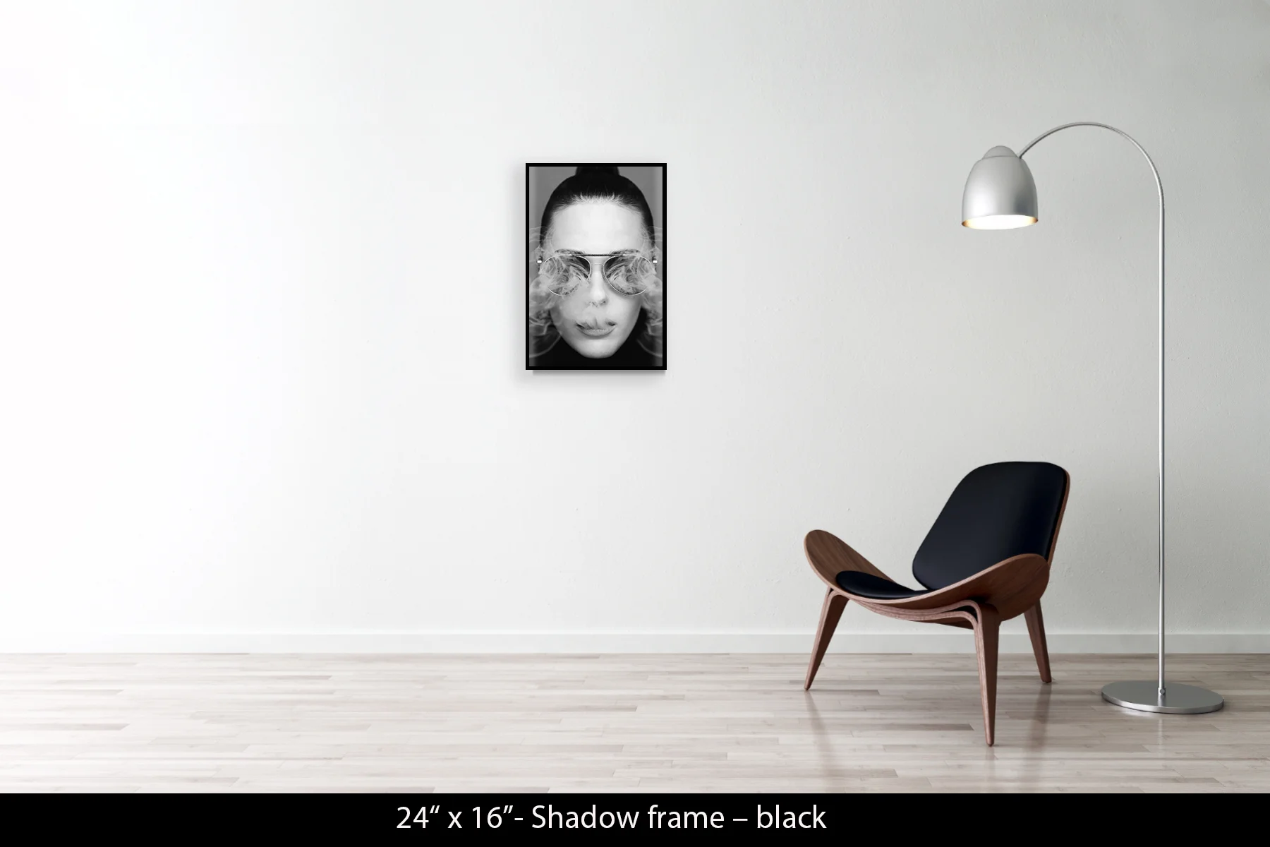 24"x16" | Shadow Frame Black