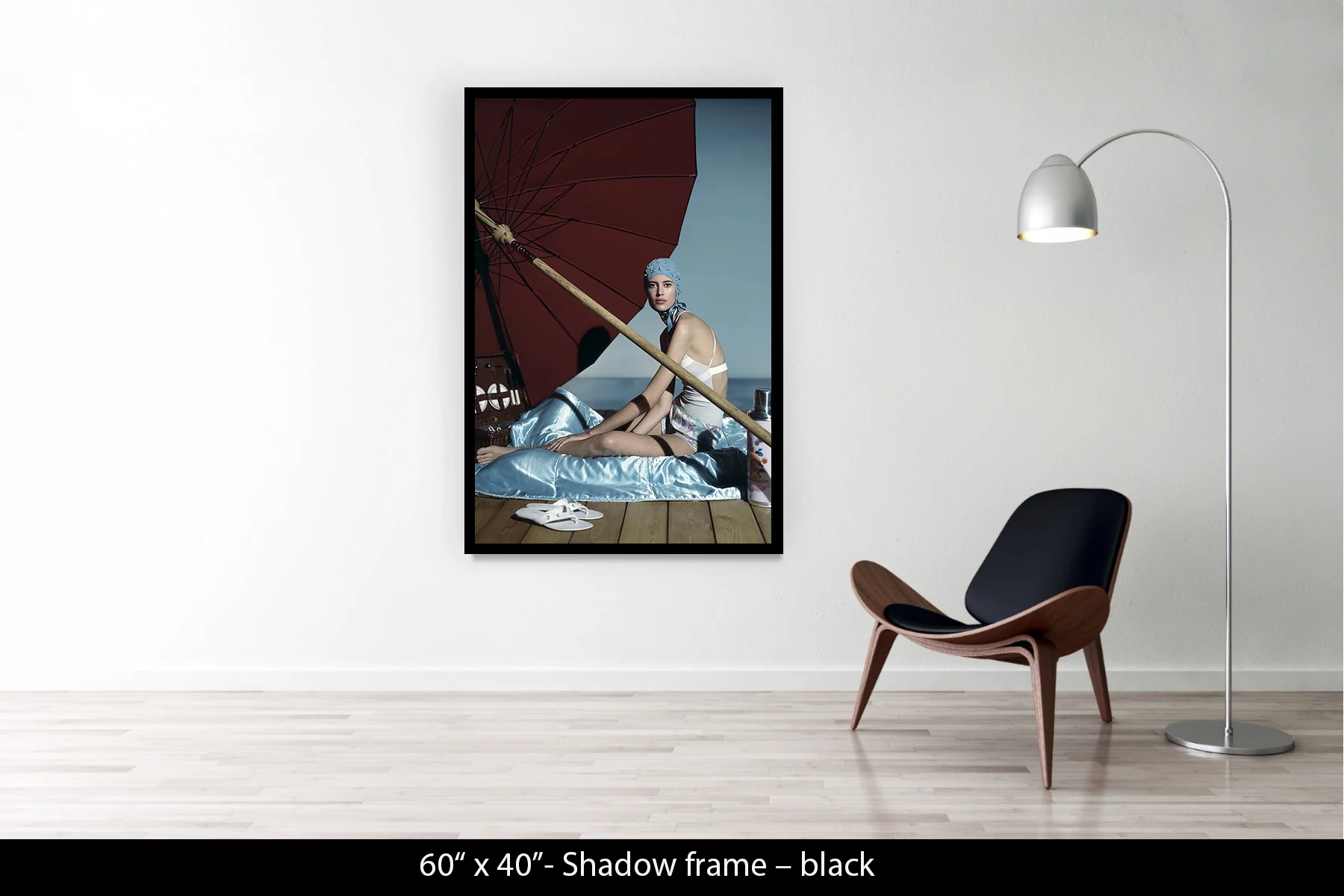 60"x40" | Shadow Frame Black