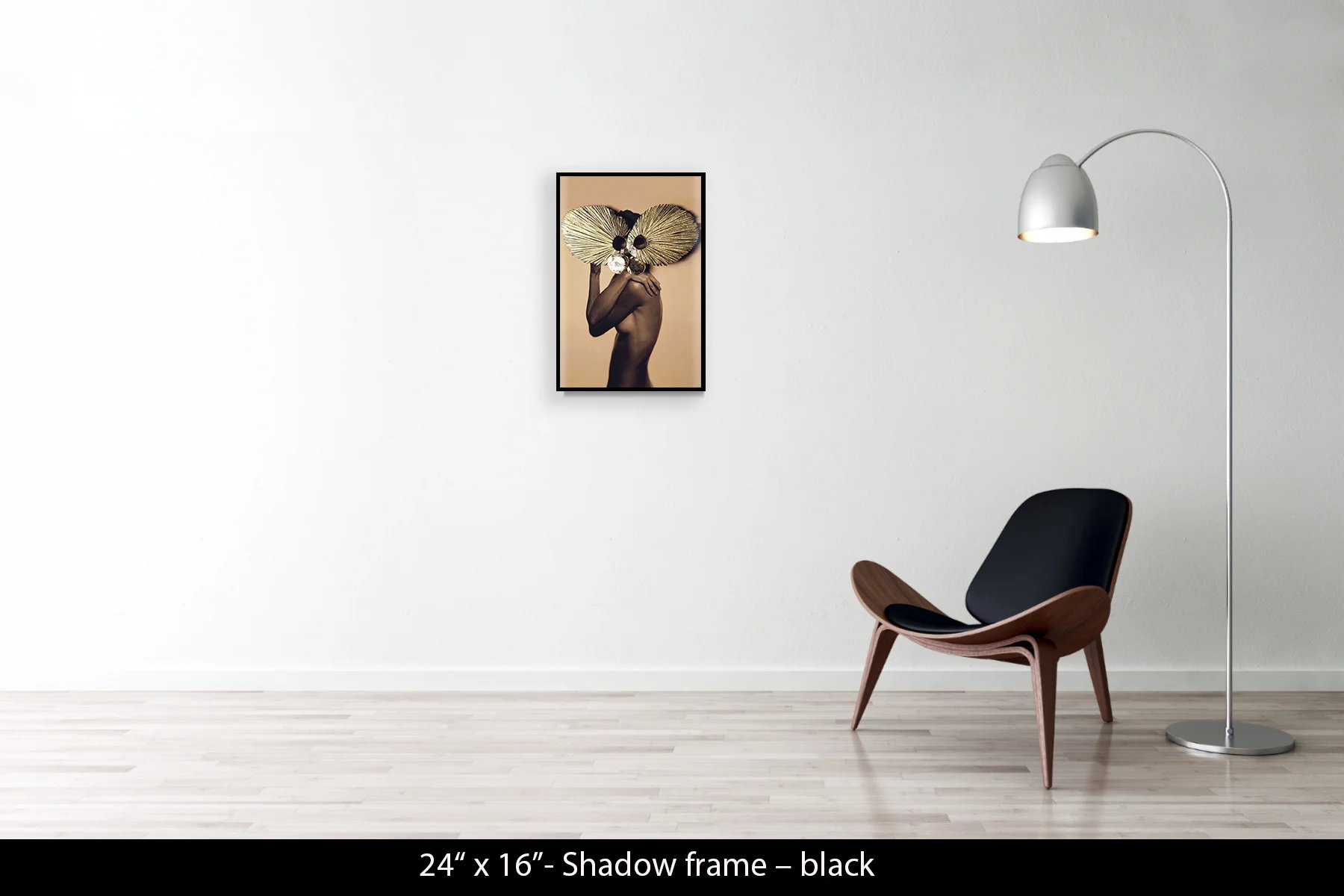 24"x16" | Shadow Frame Black