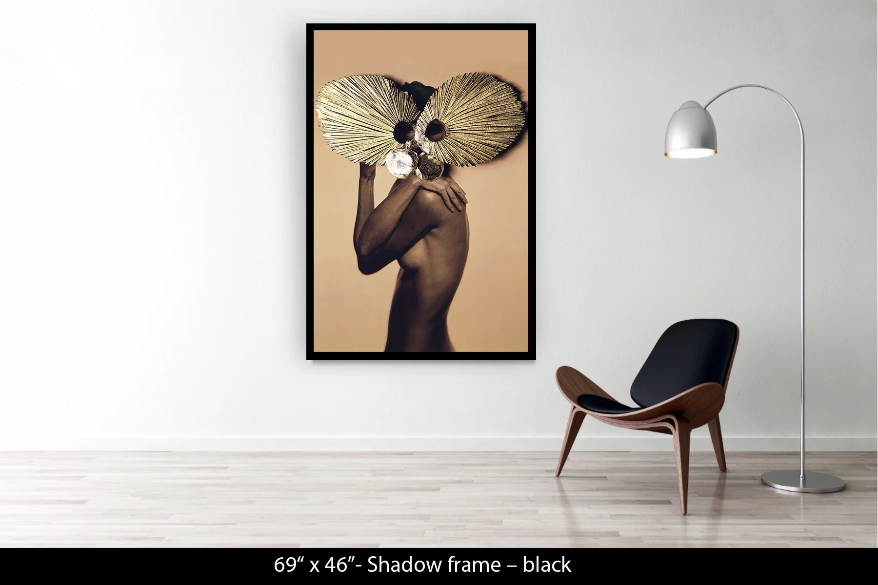 69"x46" | Shadow Frame Black