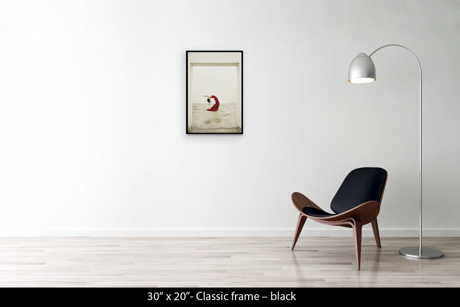 30"x20" | Classic Frame Black