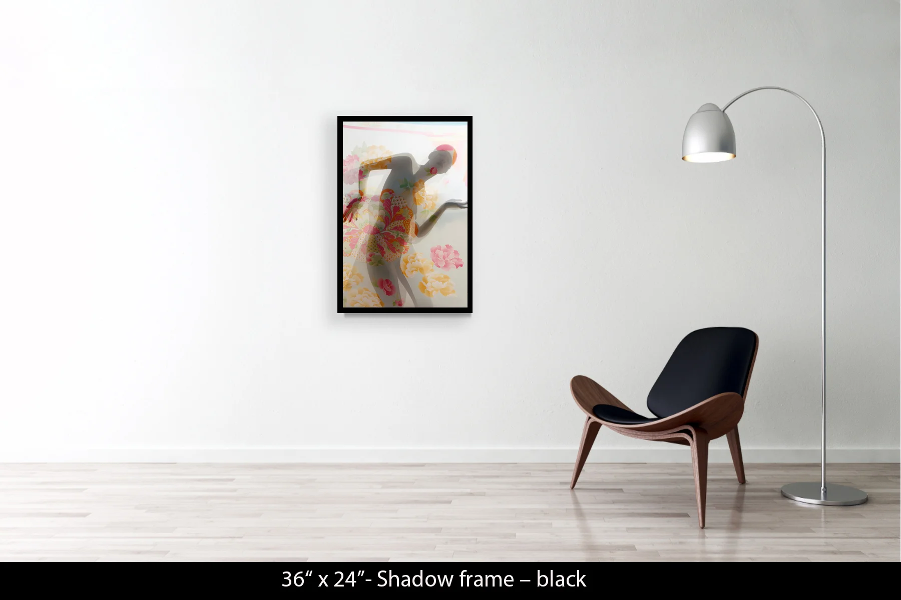 36"x24" | Shadow Frame Black