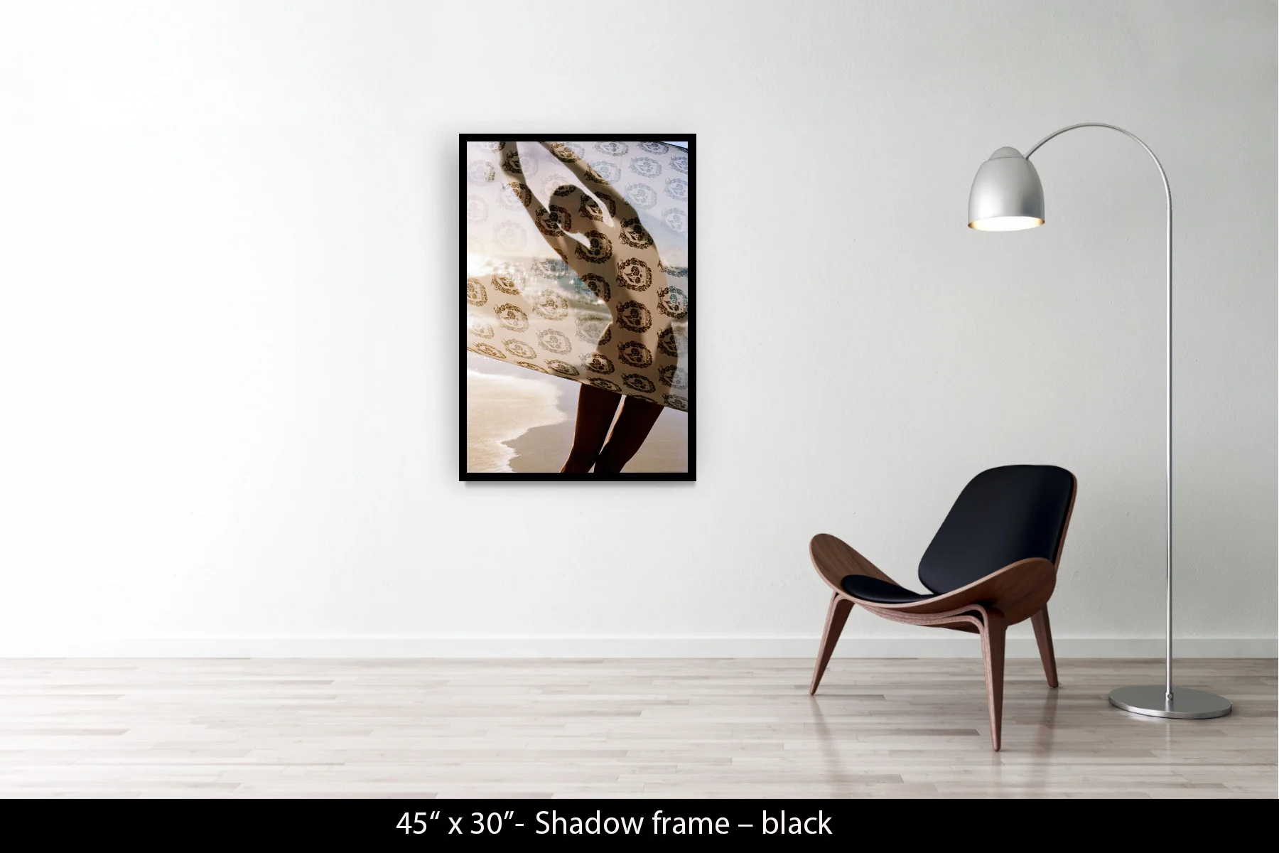 45"x30" | Shadow Frame Black