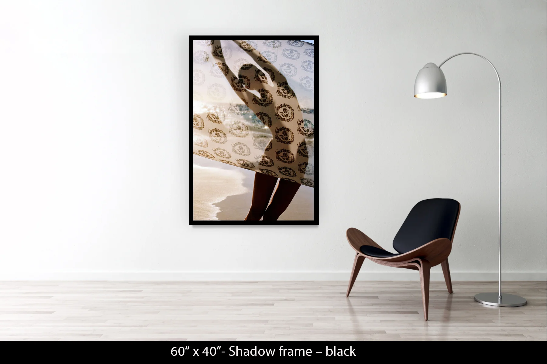 60"x40" | Shadow Frame Black