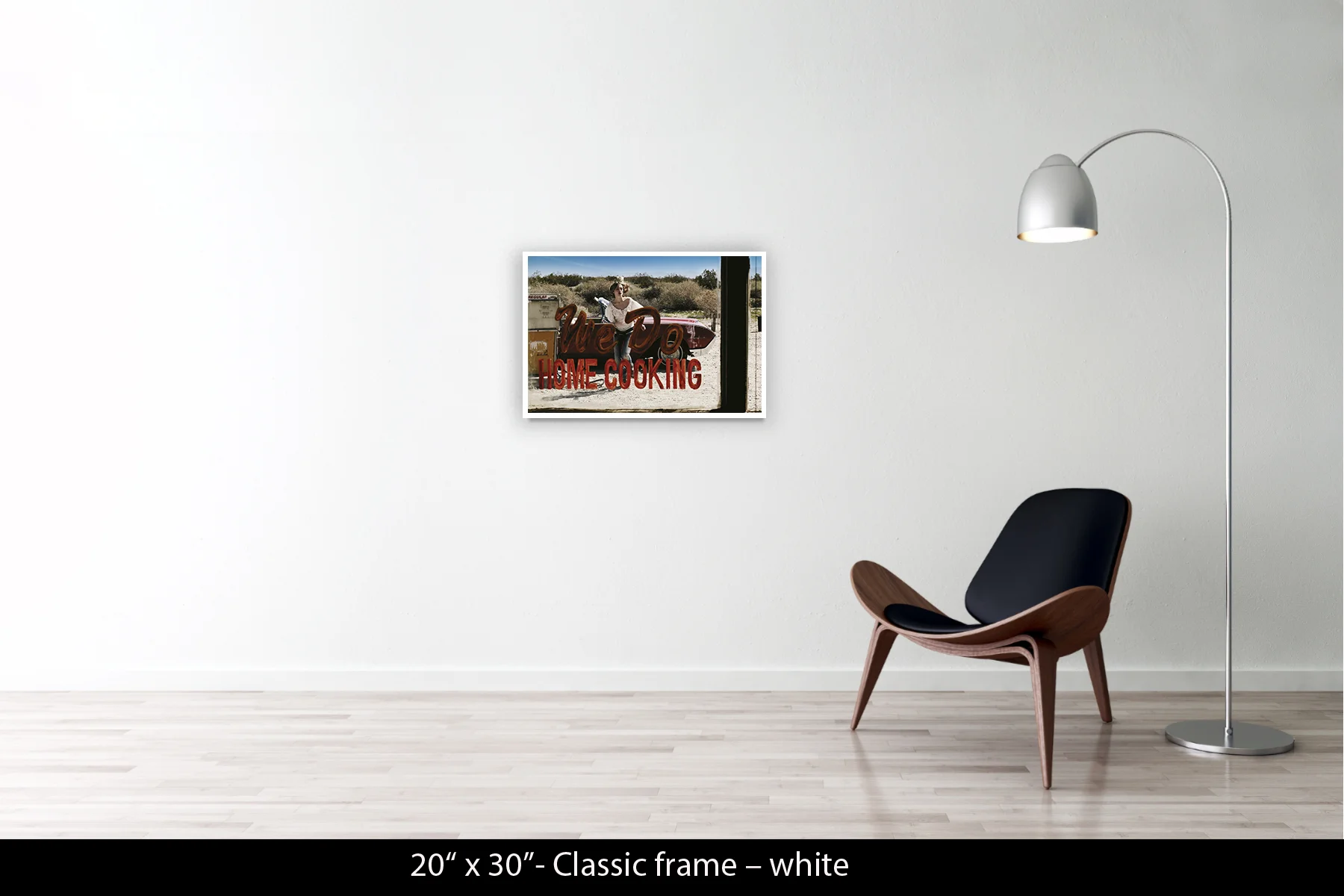 20"x30" | Classic Frame White