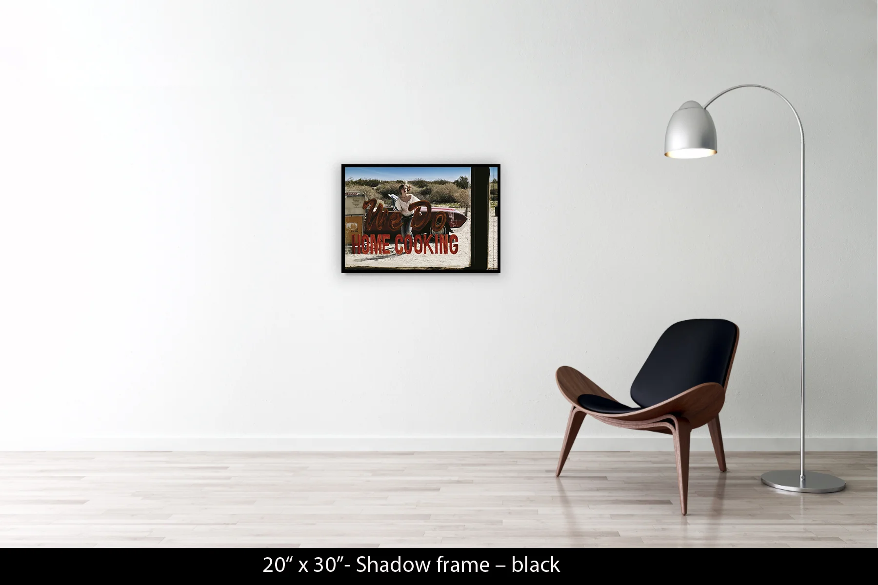 20"x30" | Shadow Frame Black