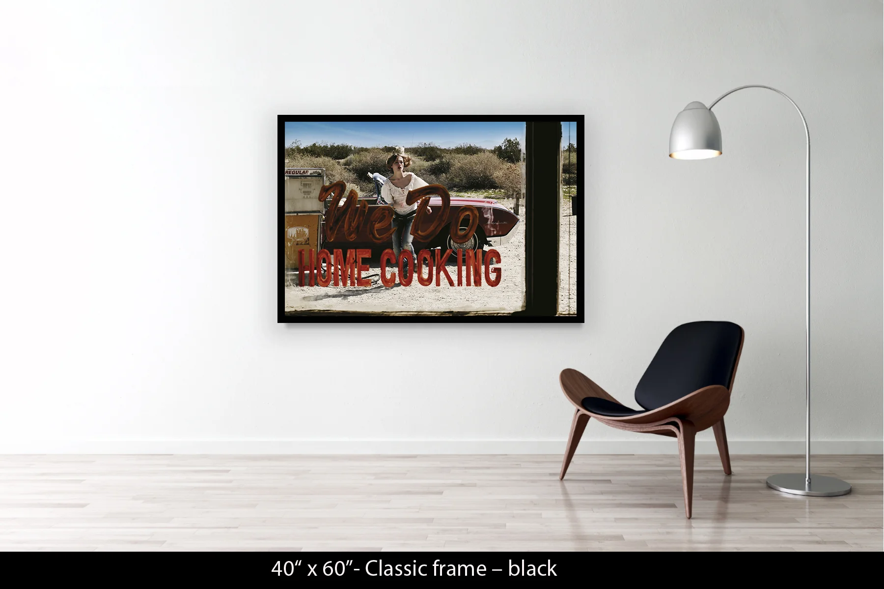40"x60" | Classic Frame Black