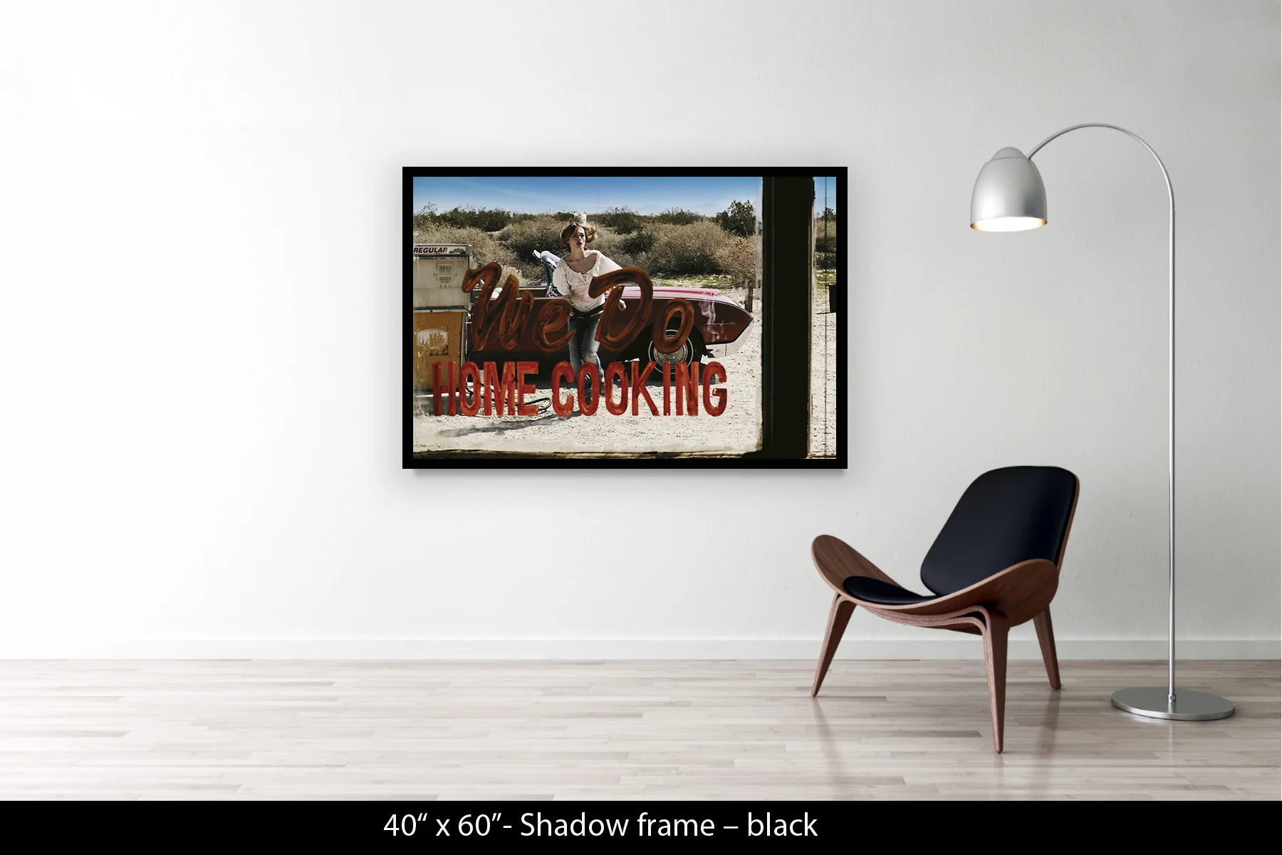 40"x60" | Shadow Frame Black