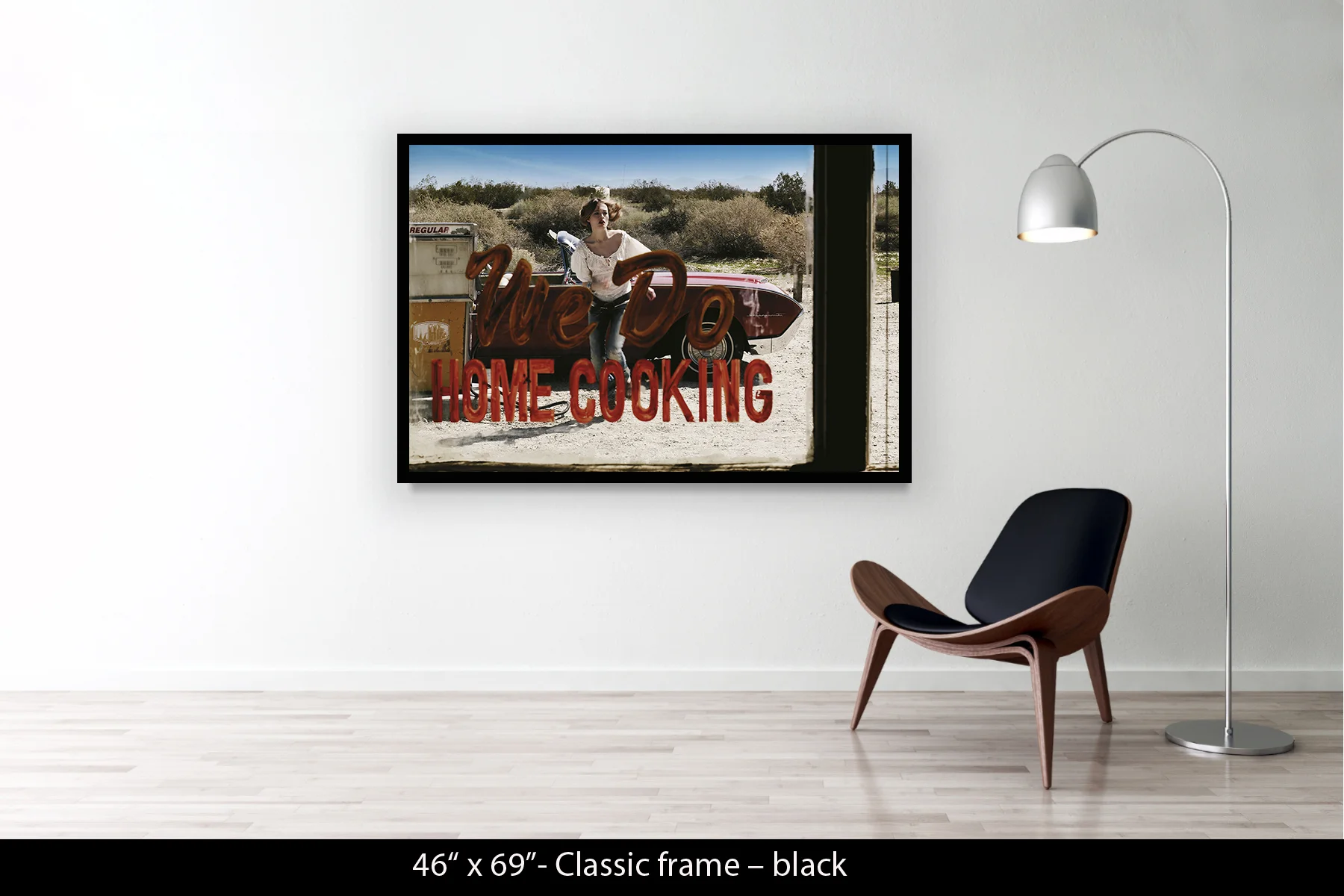 46"x69" | Classic Frame Black