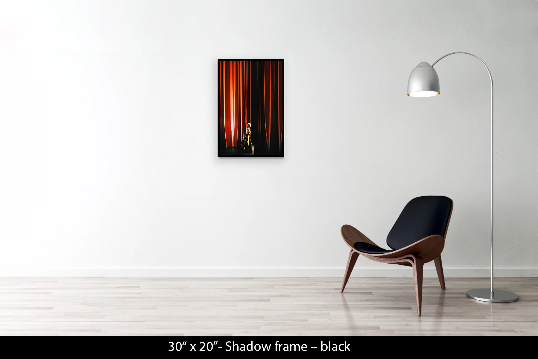 30"x20" | Shadow Frame Black
