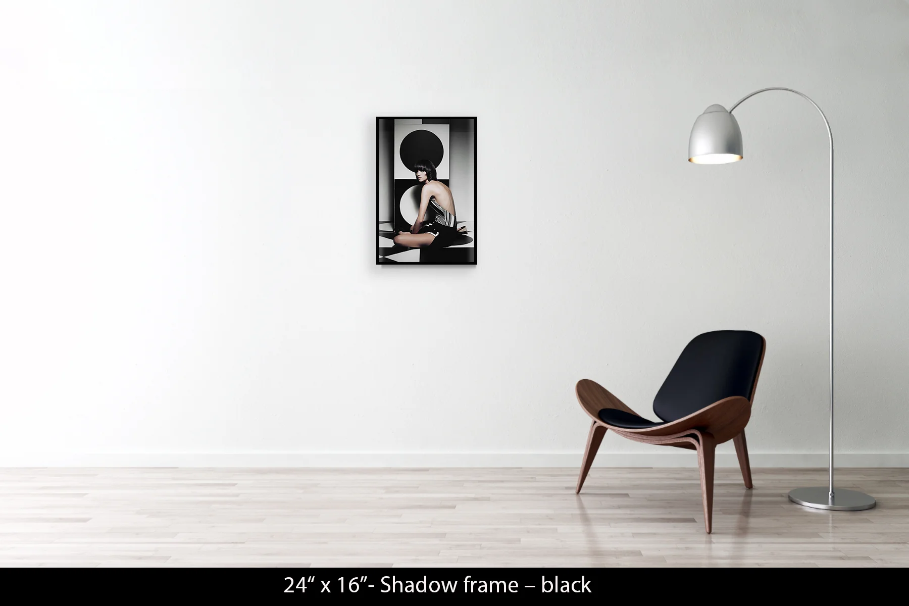 24"x16" | Shadow Frame Black