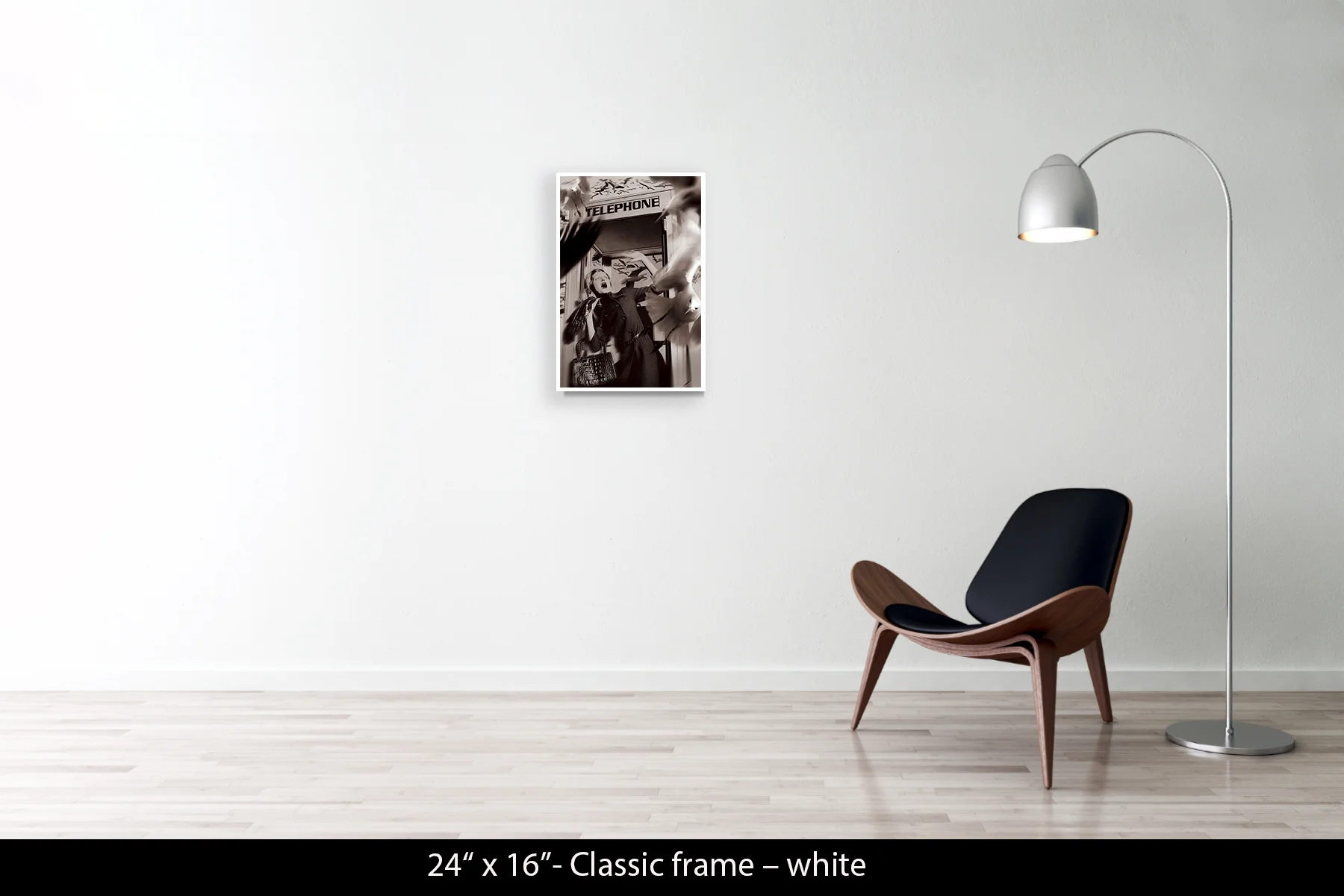 24"x16" | Classic Frame White