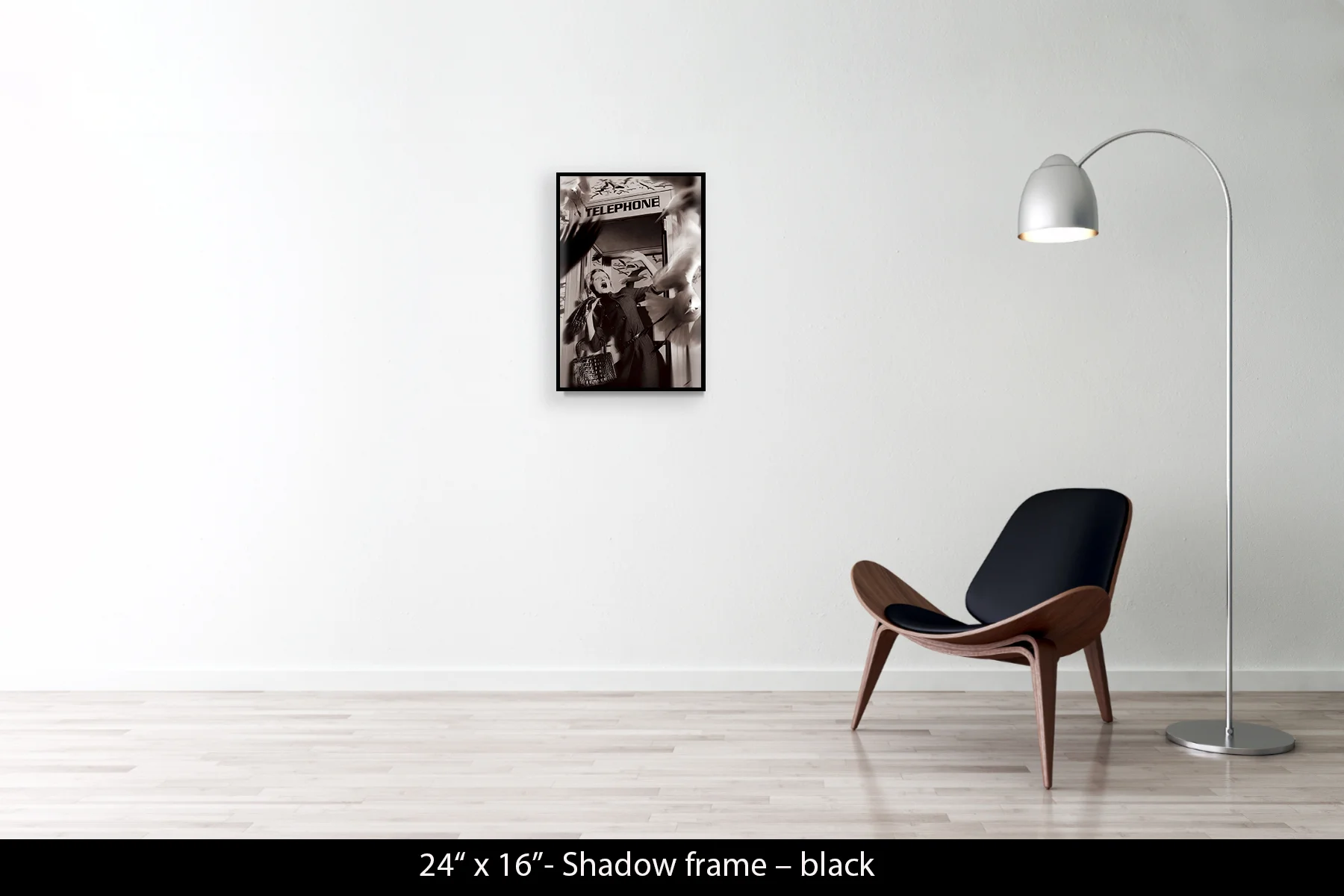24"x16" | Shadow Frame Black