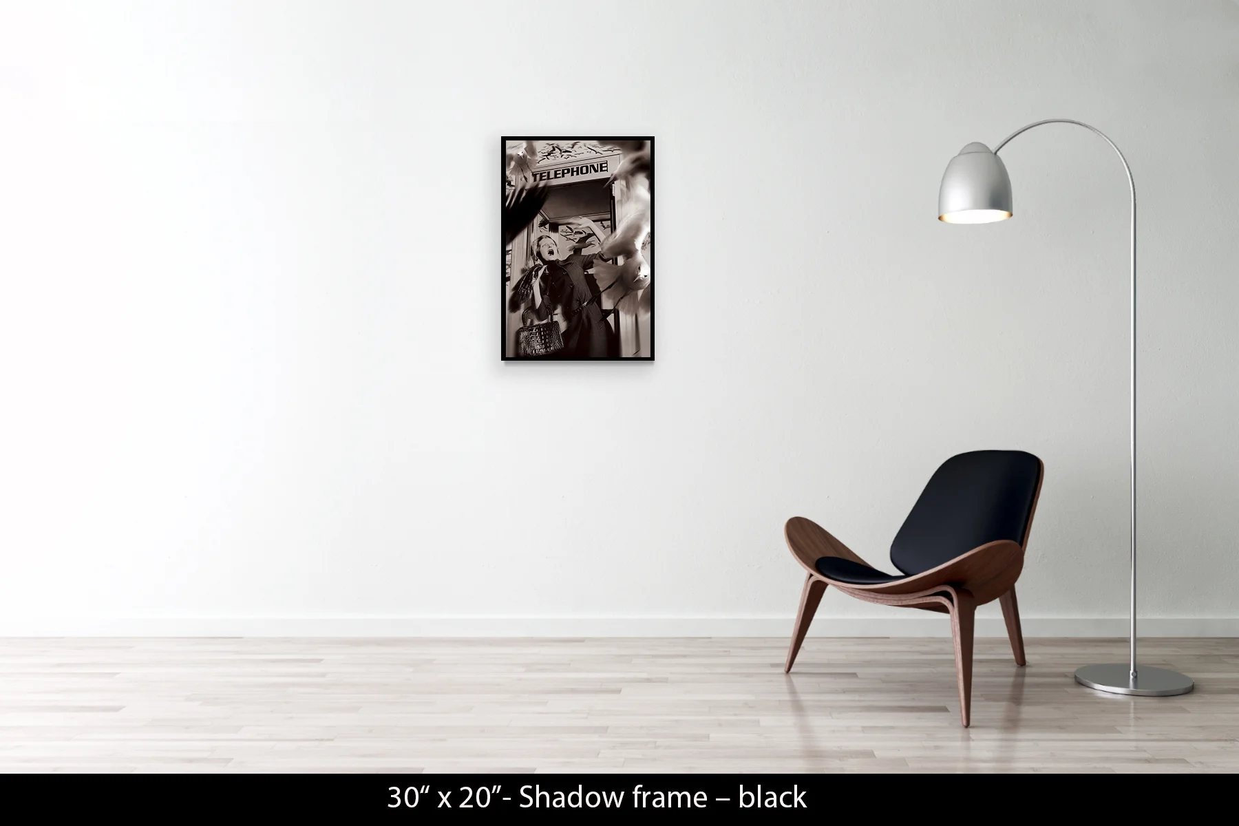 30"x20" | Shadow Frame Black