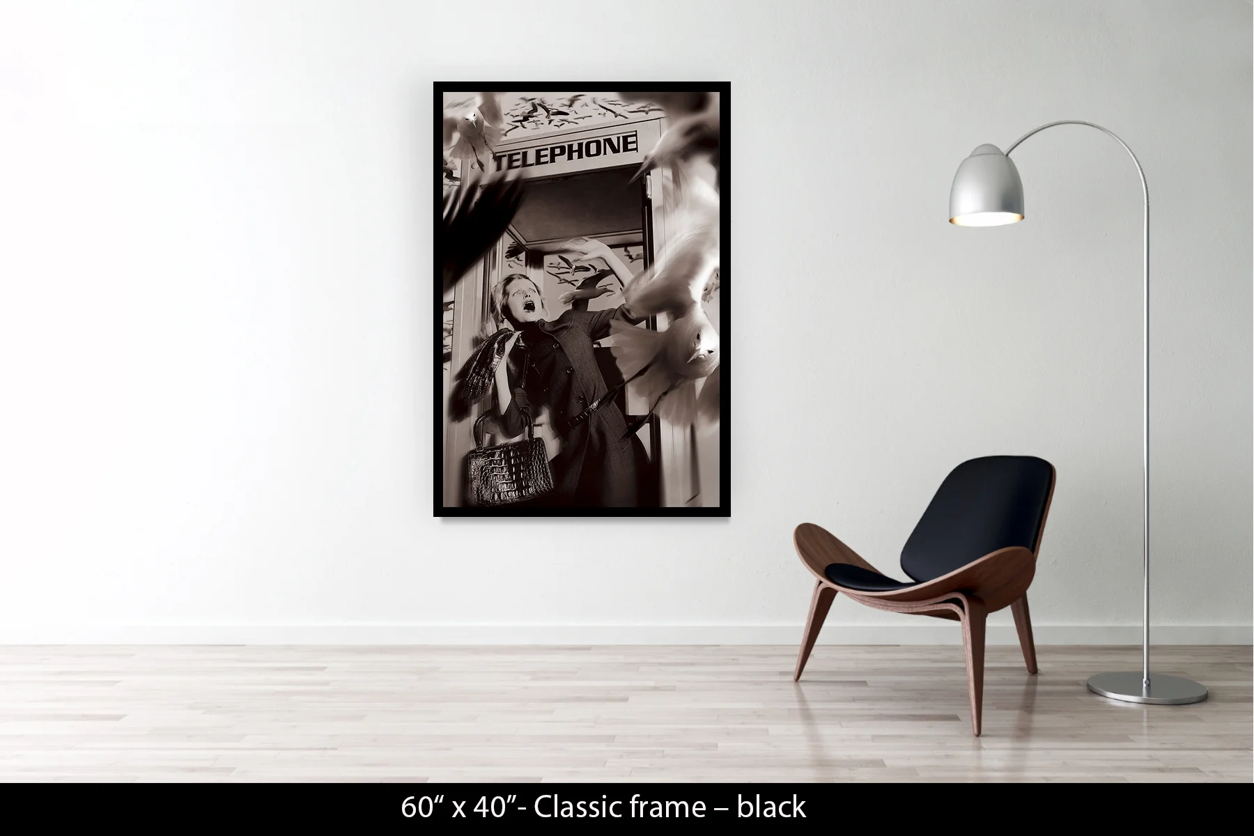 60"x40" | Classic Frame Black