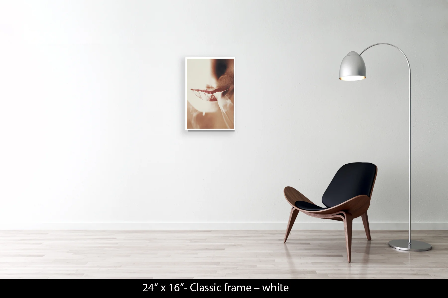 24"x16" | Classic Frame White