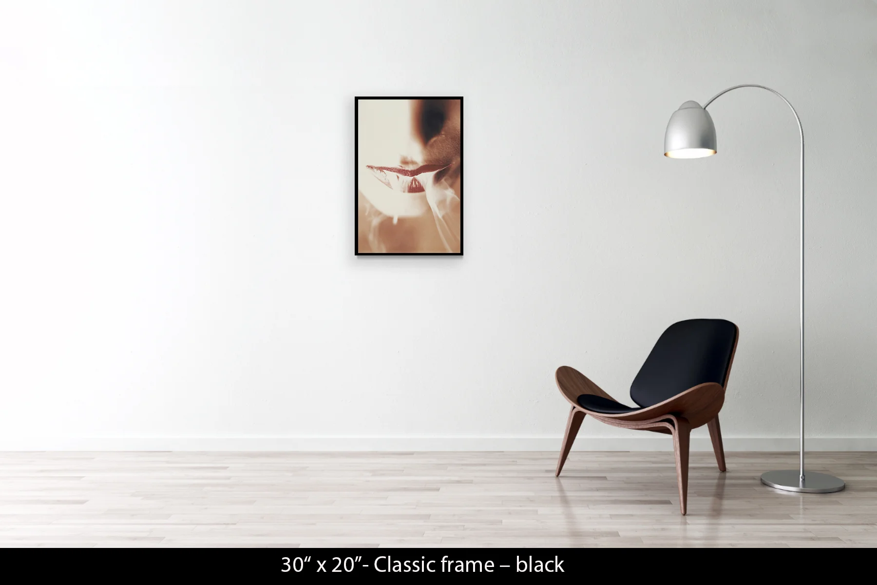 30"x20" | Classic Frame Black