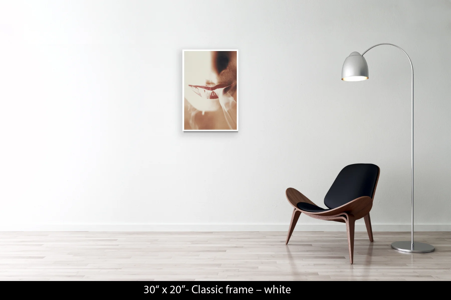 30"x20" | Classic Frame White