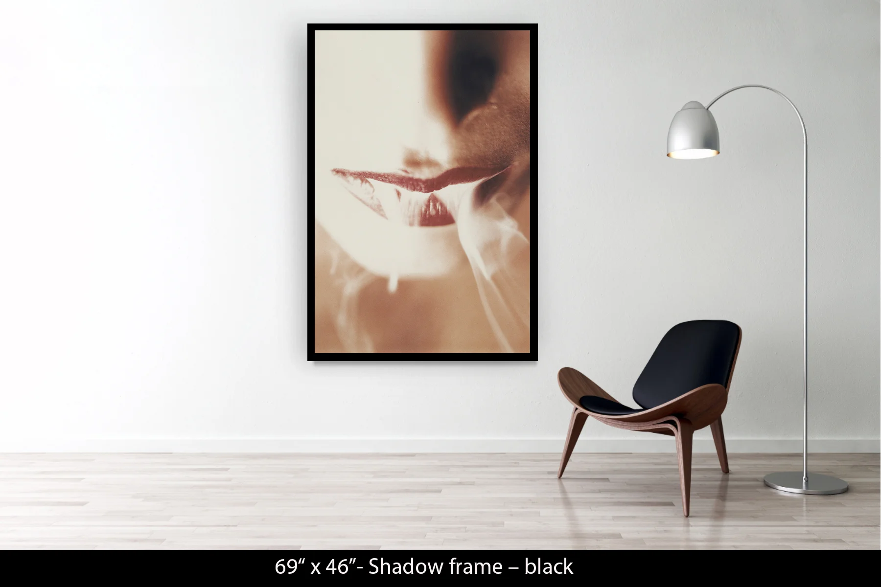 69"x46" | Shadow Frame Black
