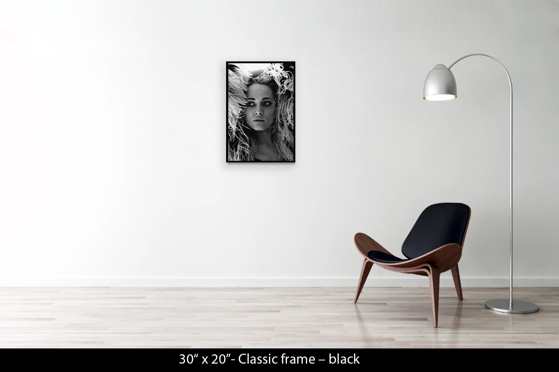 30"x20" | Classic Frame Black