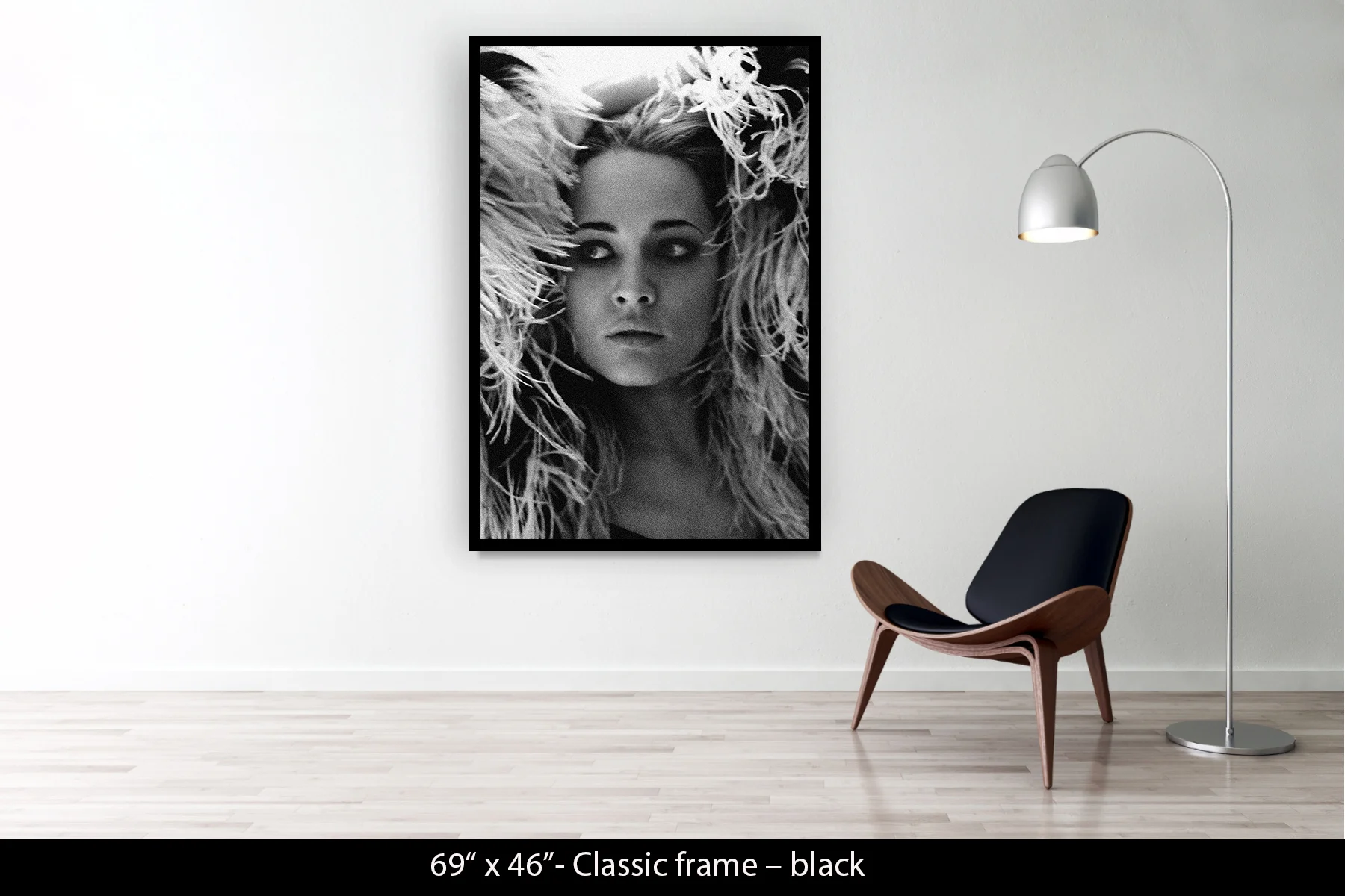 69"x46" | Classic Frame Black