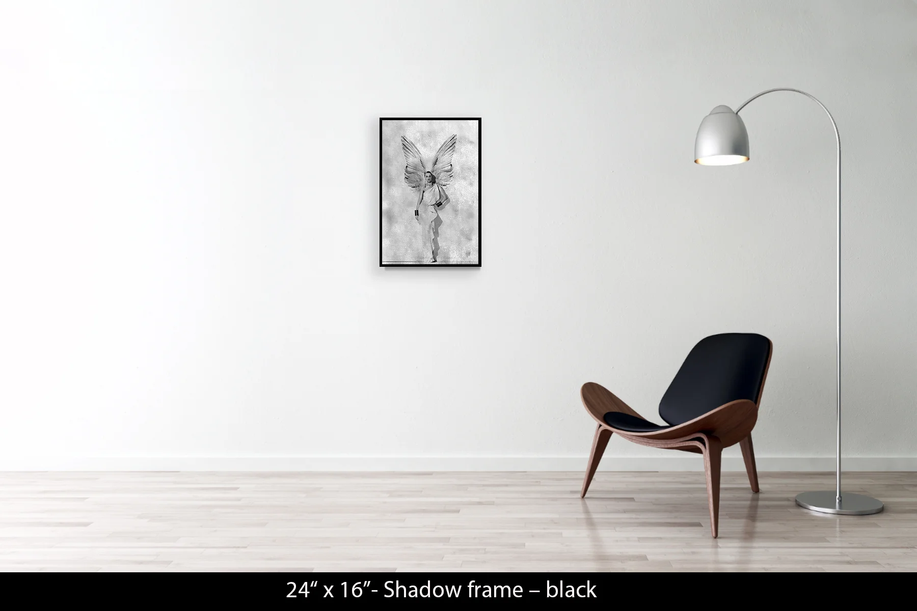 24"x16" | Shadow Frame Black