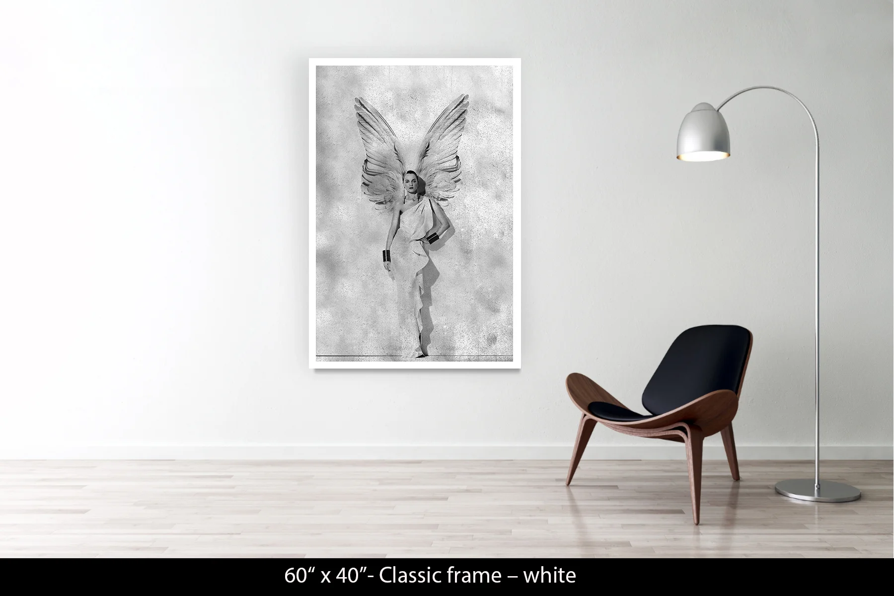 60"x40" | Classic Frame White